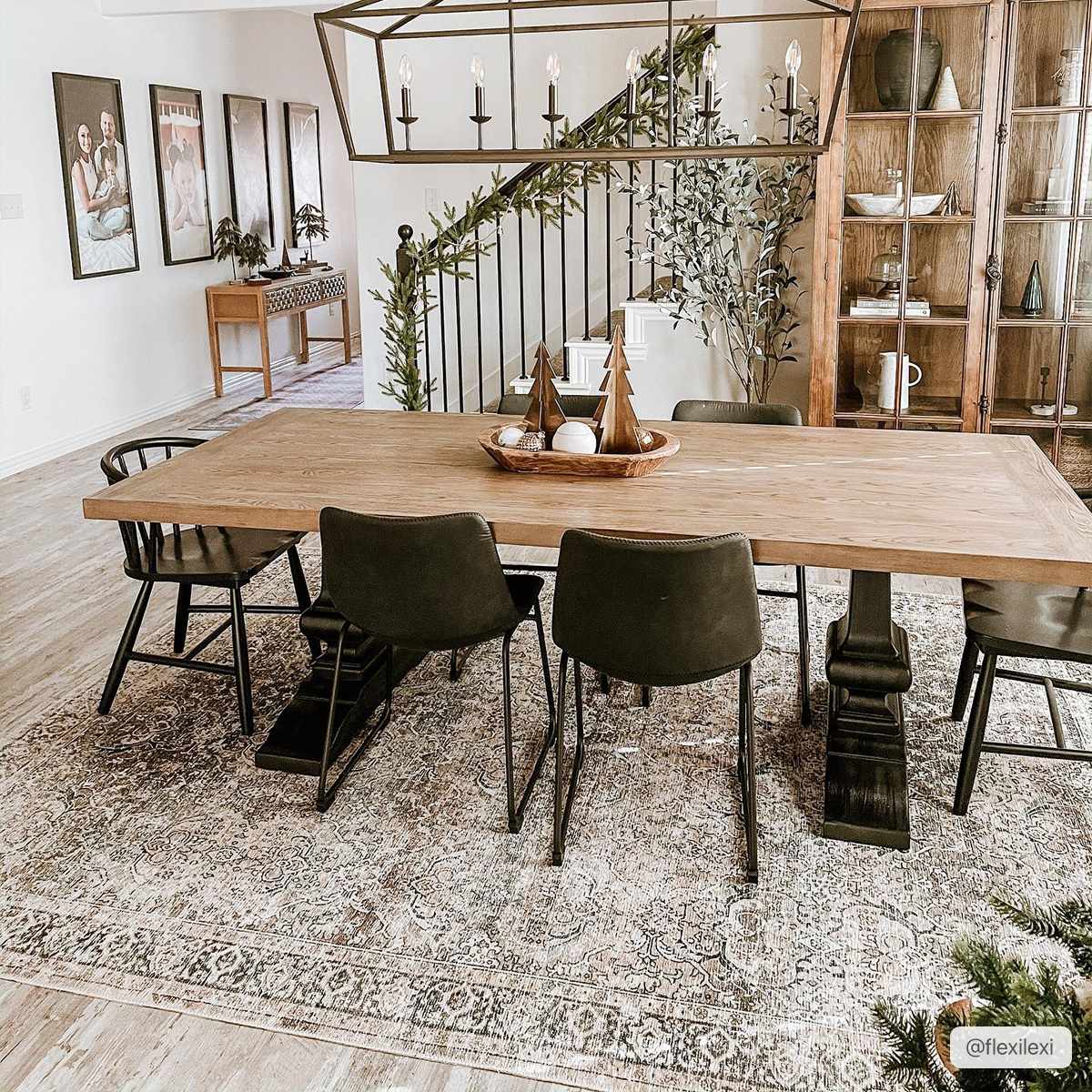 Hauteloom Olive Holi-2304 Washable Vintage Area Rug - Transform Your Space!