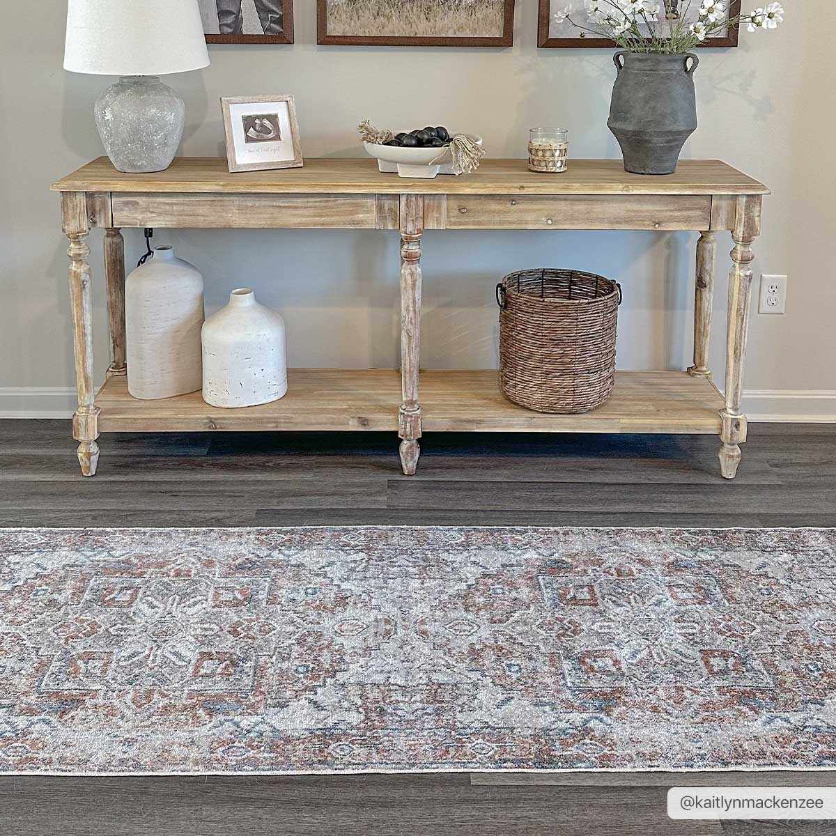 Hauteloom Rust Hera Washable Area Rug - Grab This Clearance Deal Now!