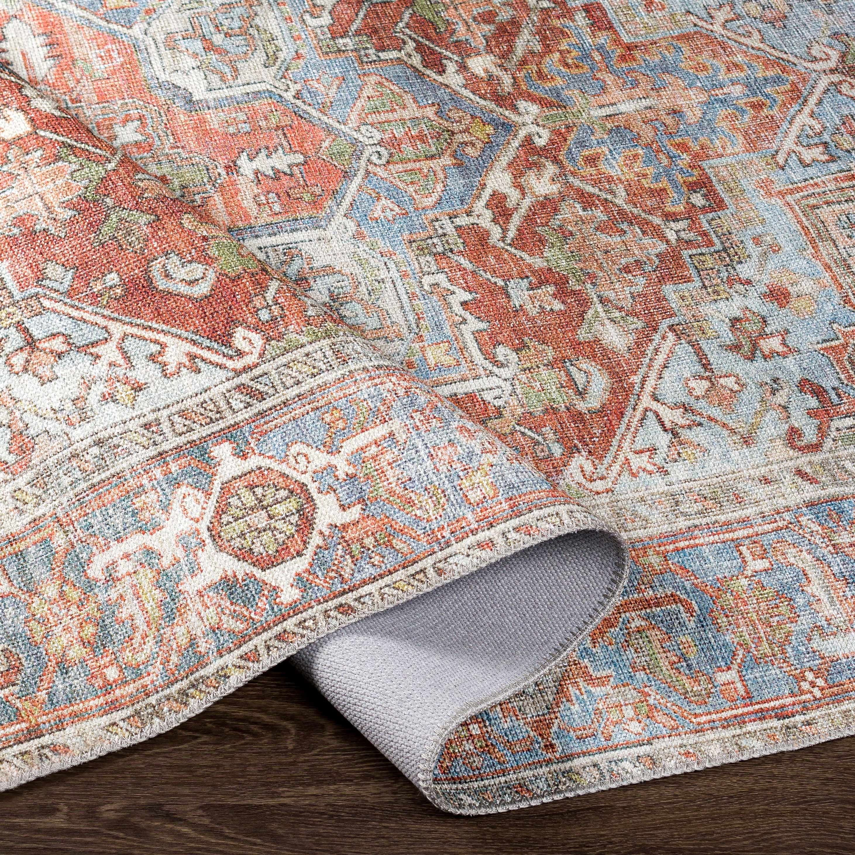 Hauteloom Maayon Washable Rug - Rustic Elegance for Your Space