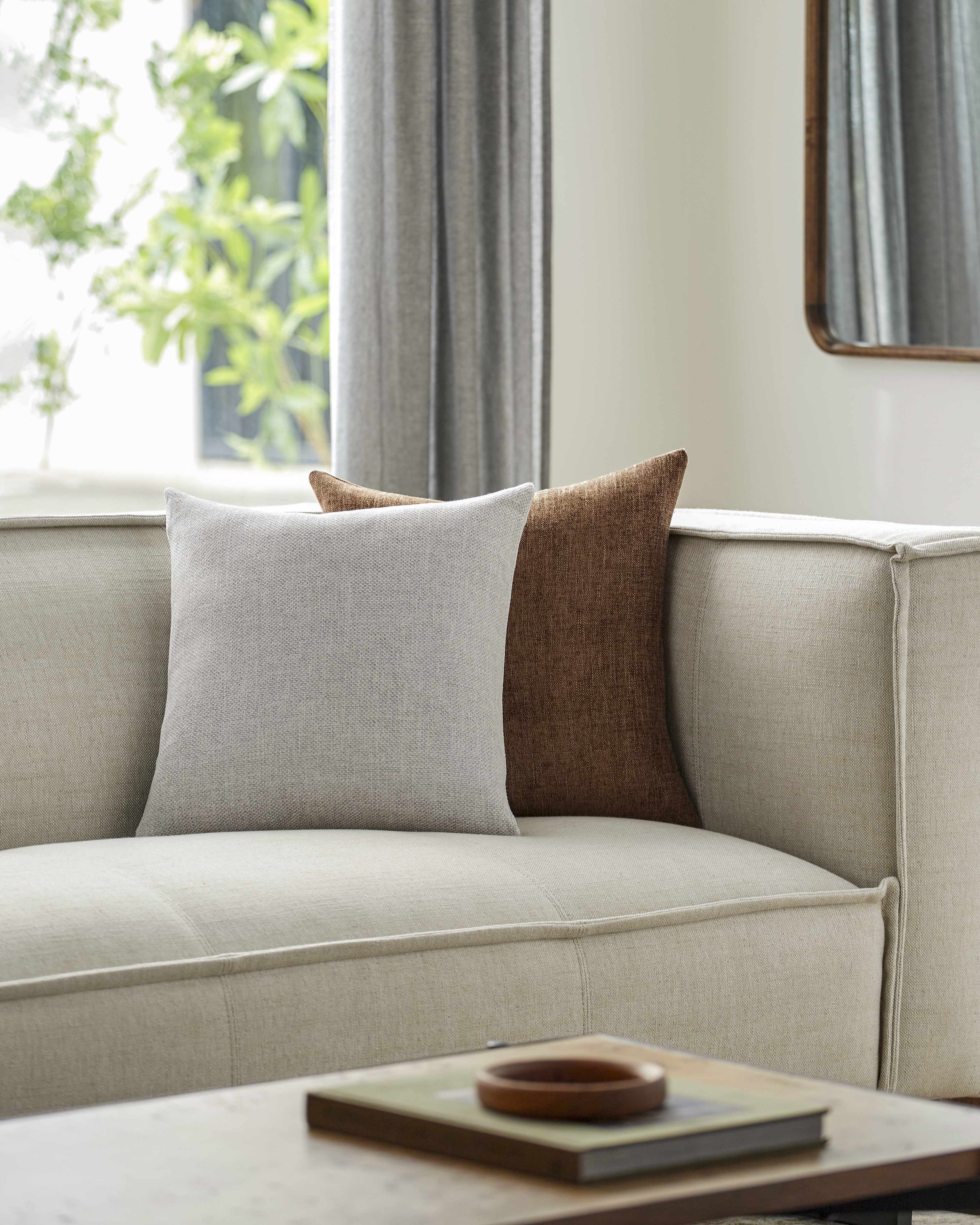 Hauteloom Reijo Elegant Linen Look Accent Pillow - Transform Your Space