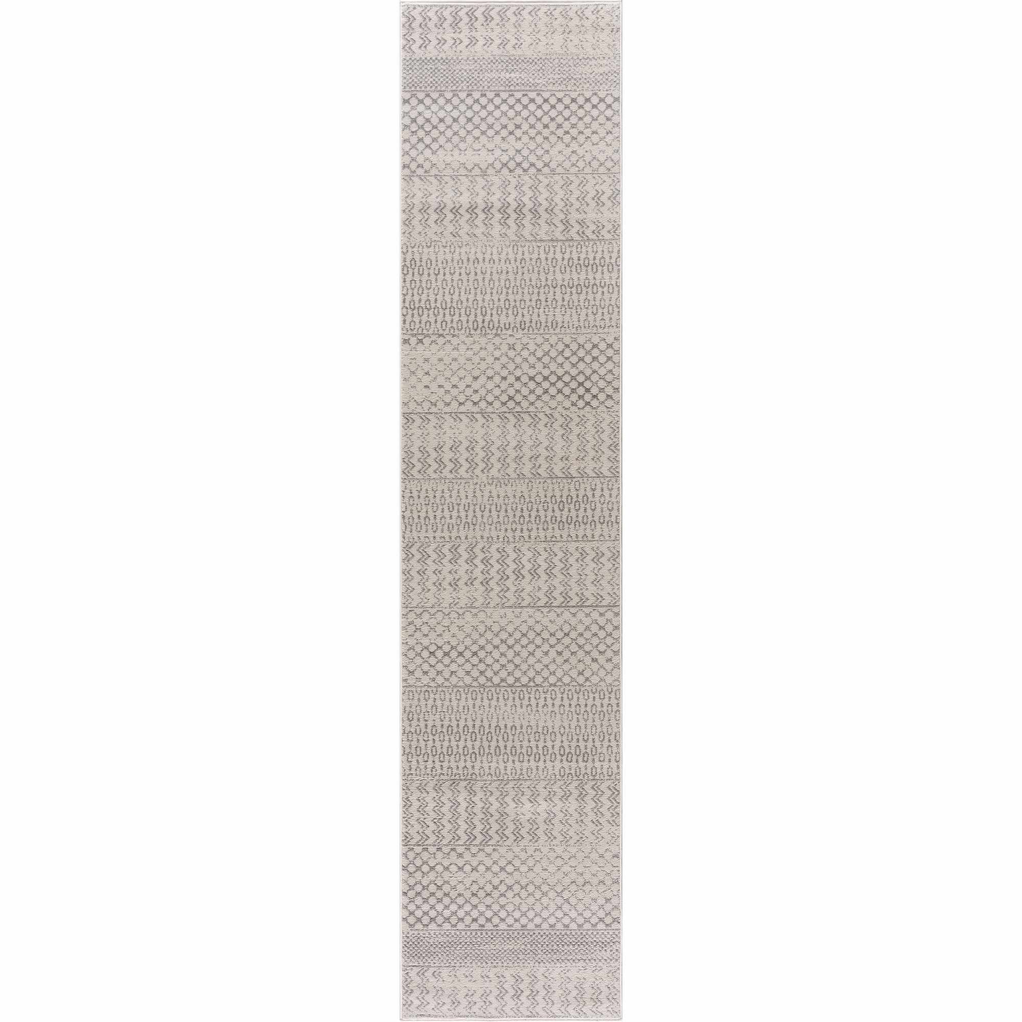 Exquisite Hauteloom Tigri Aztec Ivory & Gray 2318 Area Rug - Transform Your Space