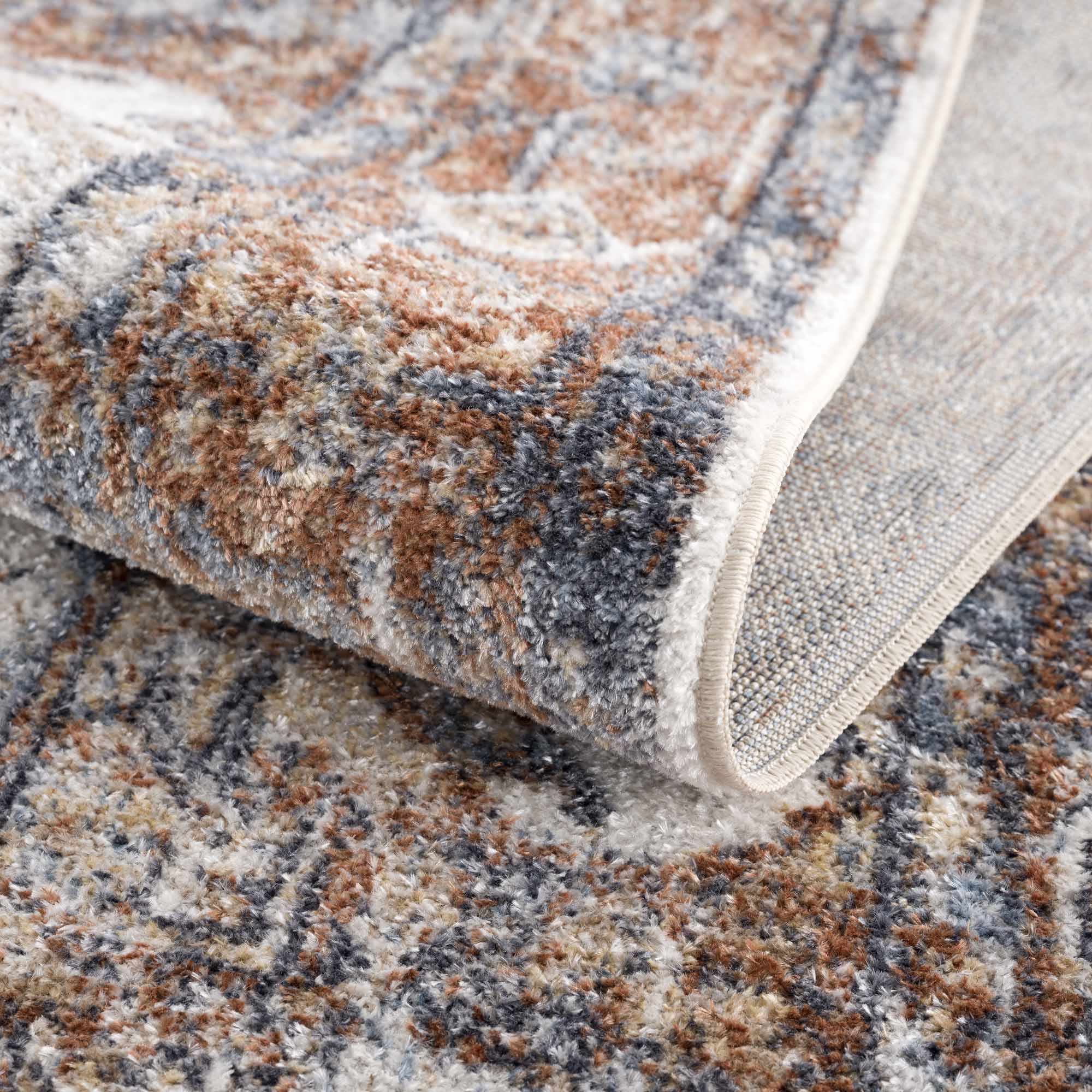 Hauteloom Rust Hera Washable Area Rug - Grab This Clearance Deal Now!