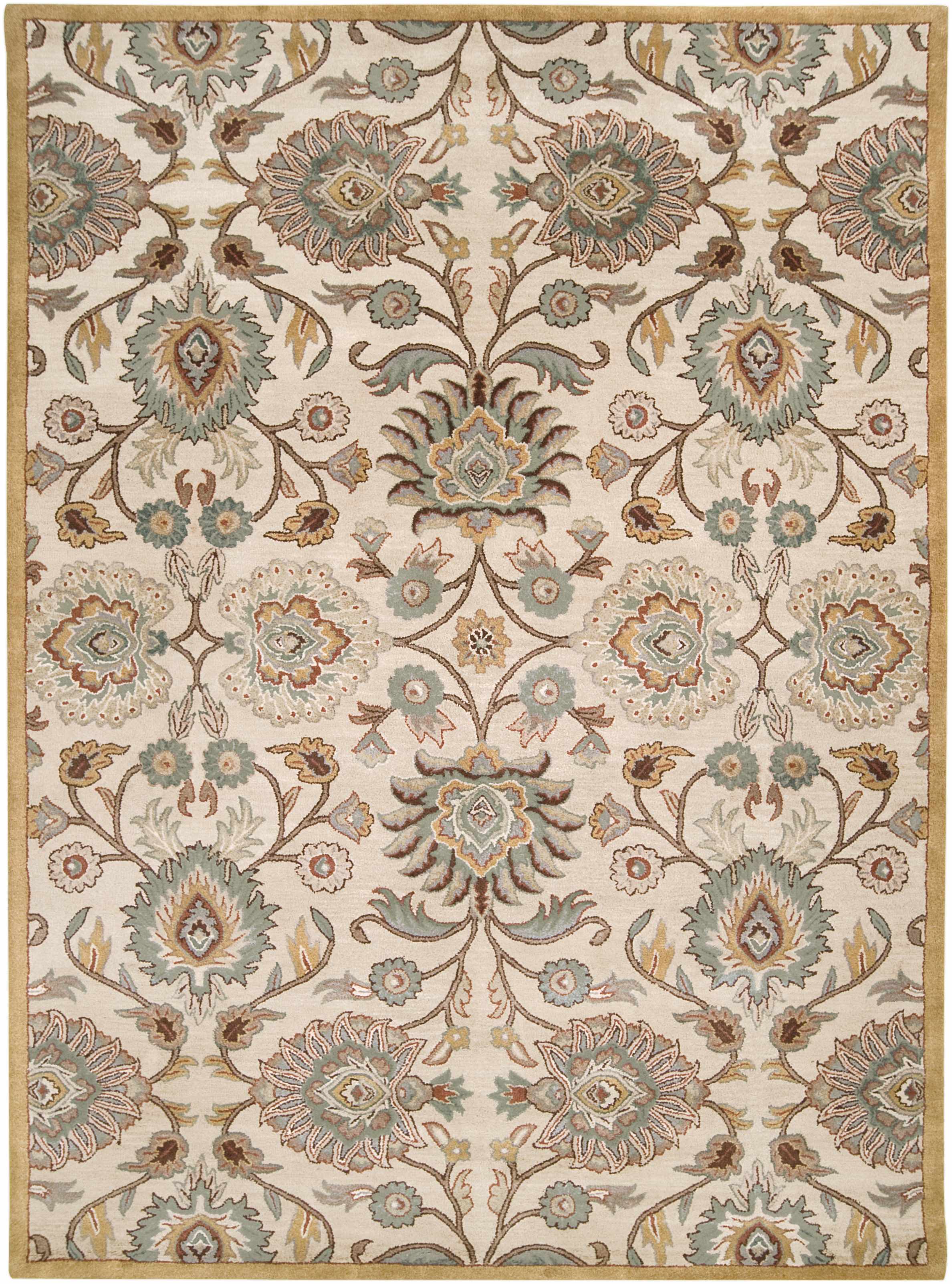 Hauteloom Conesus Hand Tufted Tan Wool Rug - A Luxurious Addition to Your Space