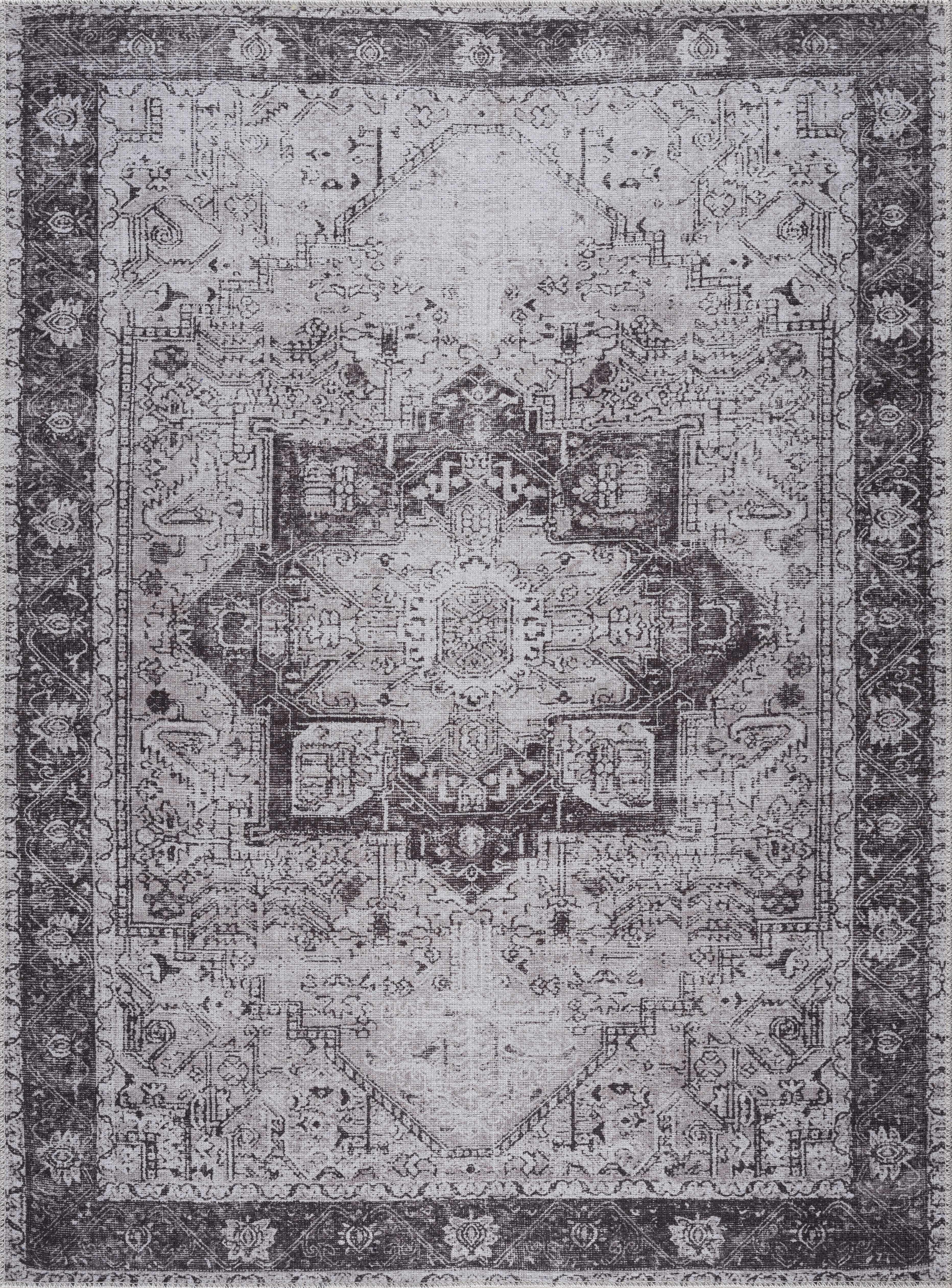 Hauteloom Rosman Gray: The Ultimate Washable Area Rug