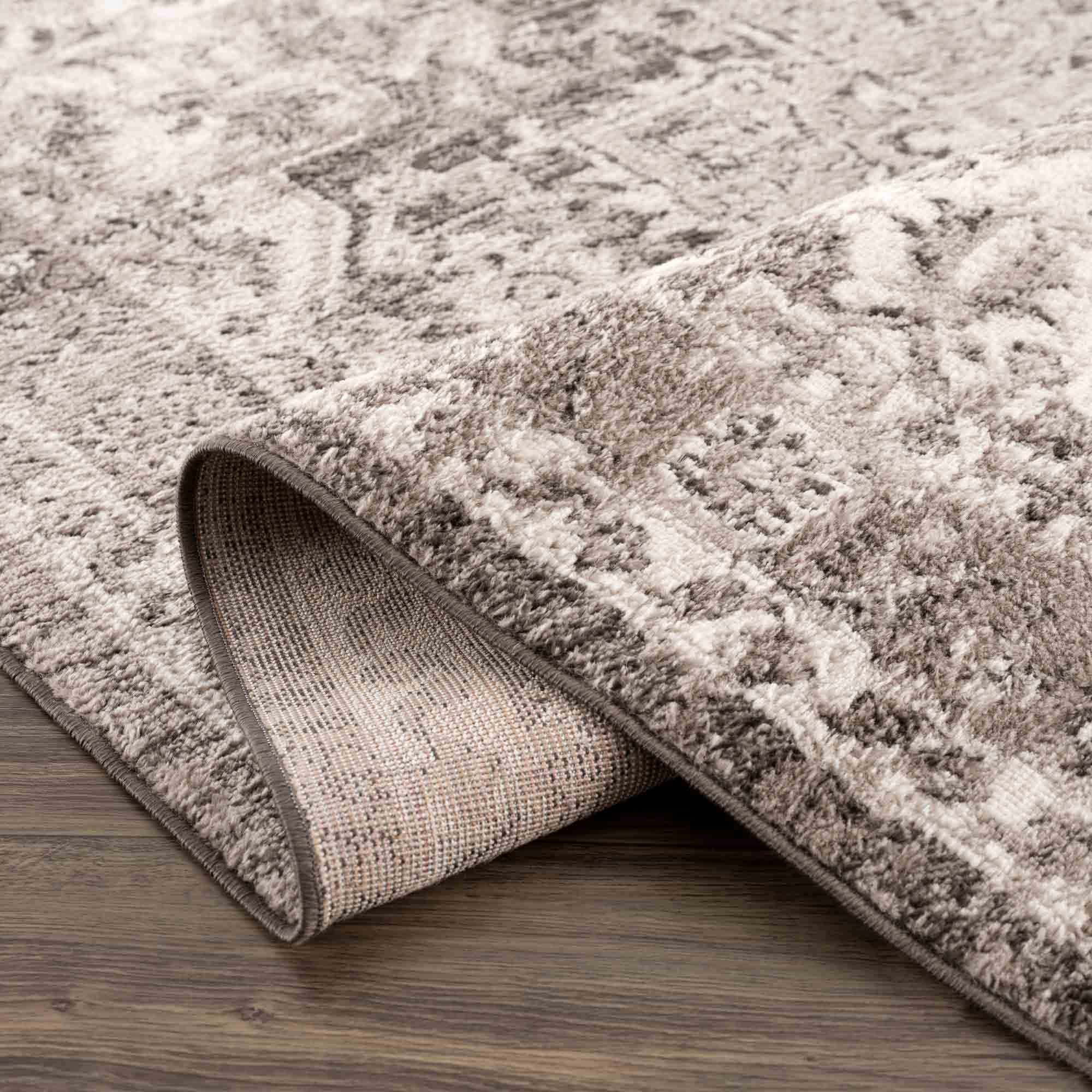 Grab Your Hauteloom Albie Charcoal & Beige Area Rug - Clearance Now!