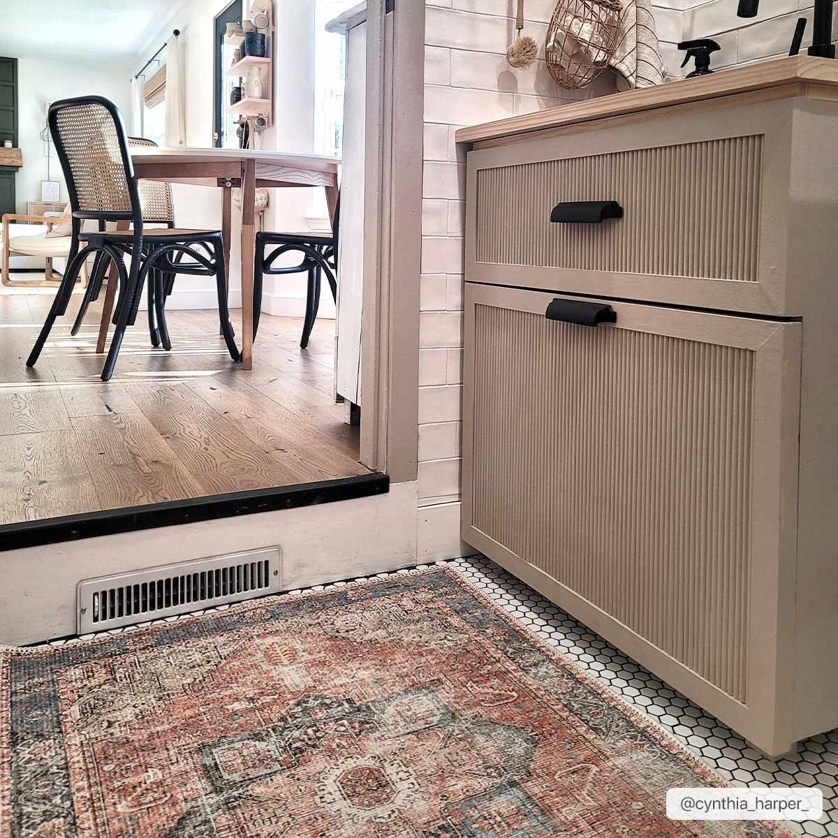 Hauteloom Rosman Distressed Washable Rug - Transform Your Space with Style