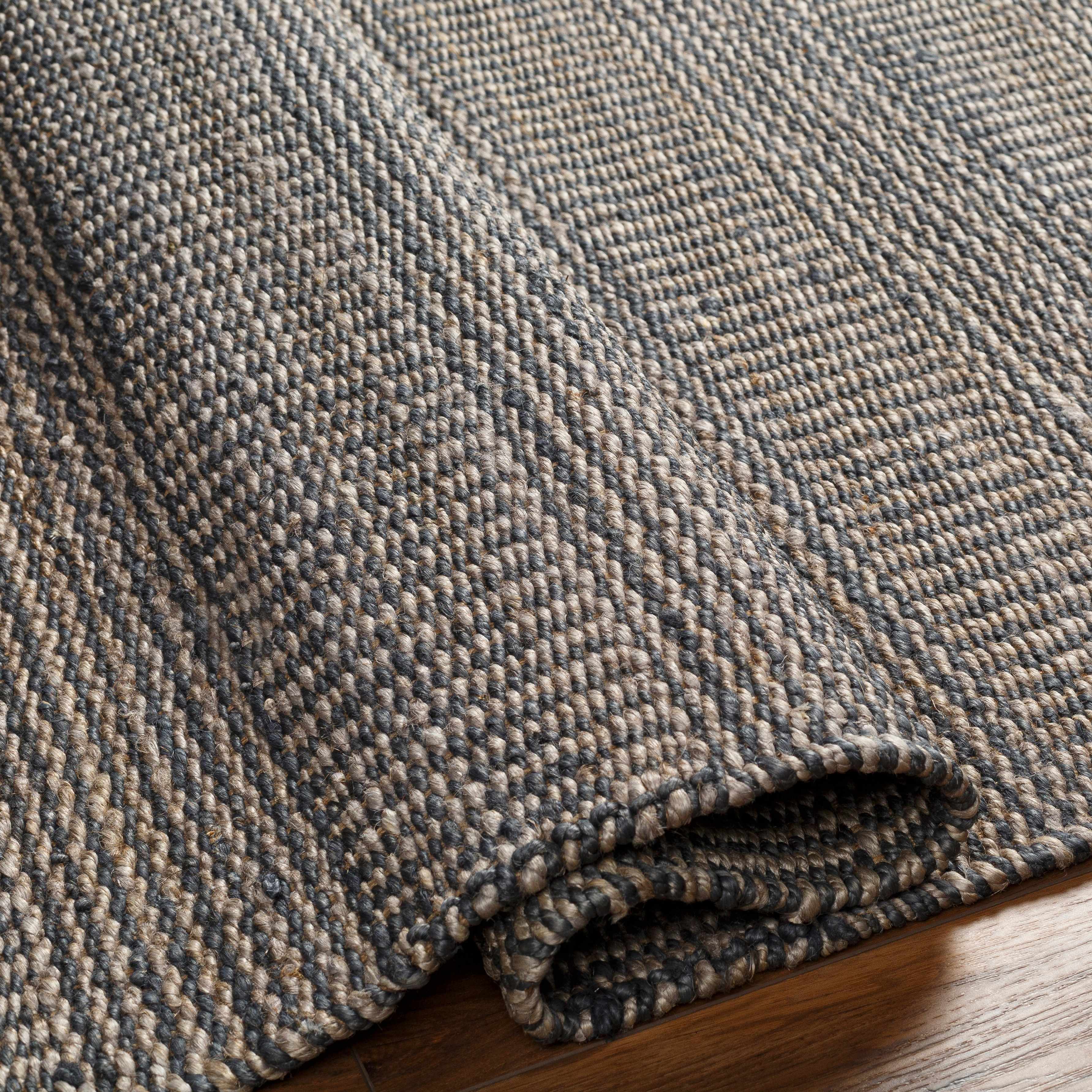 Exquisite Navy Elle Jute Rug by Hauteloom