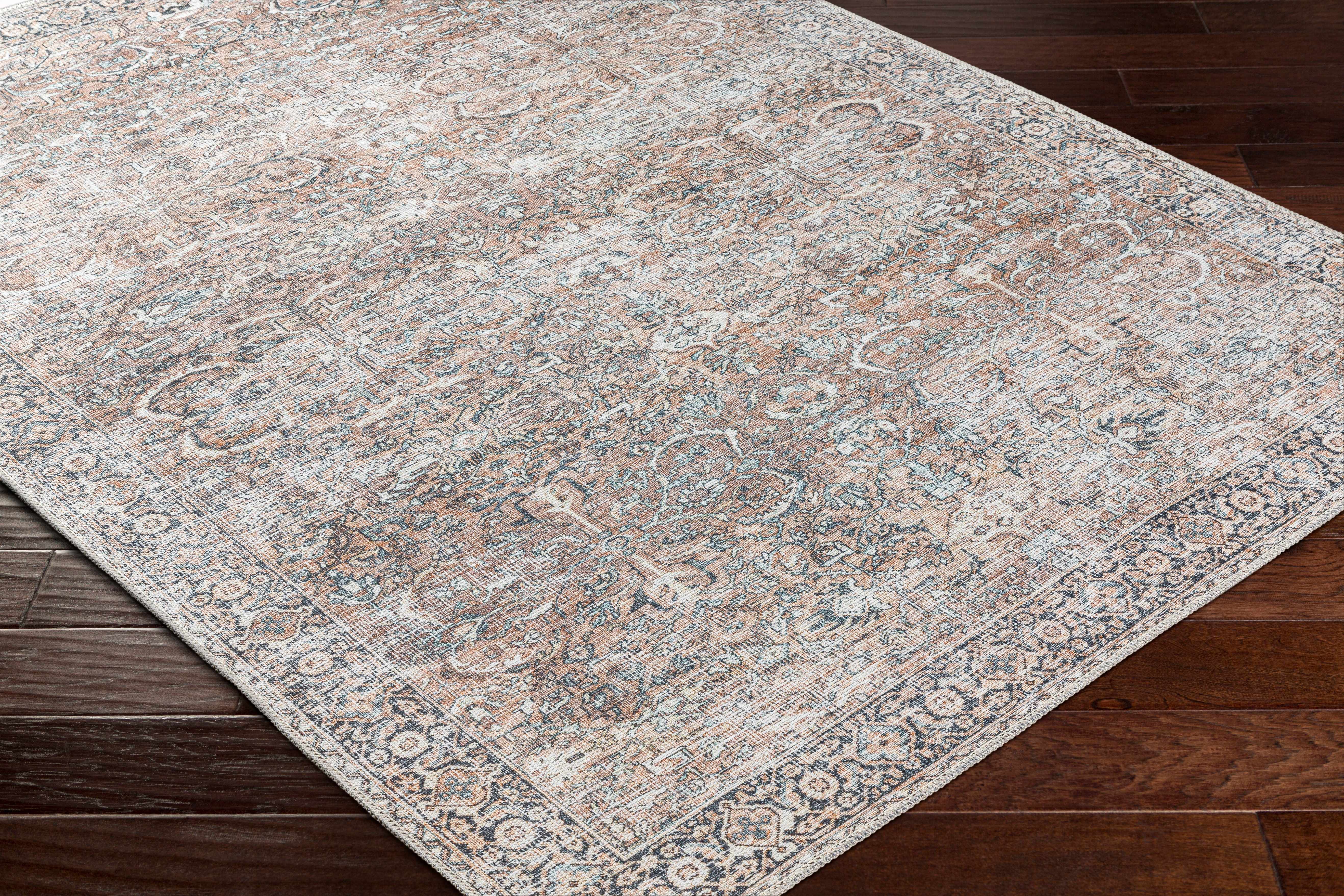 Hauteloom Jill Vintage Washable Area Rug - Your Cozy Home Essential