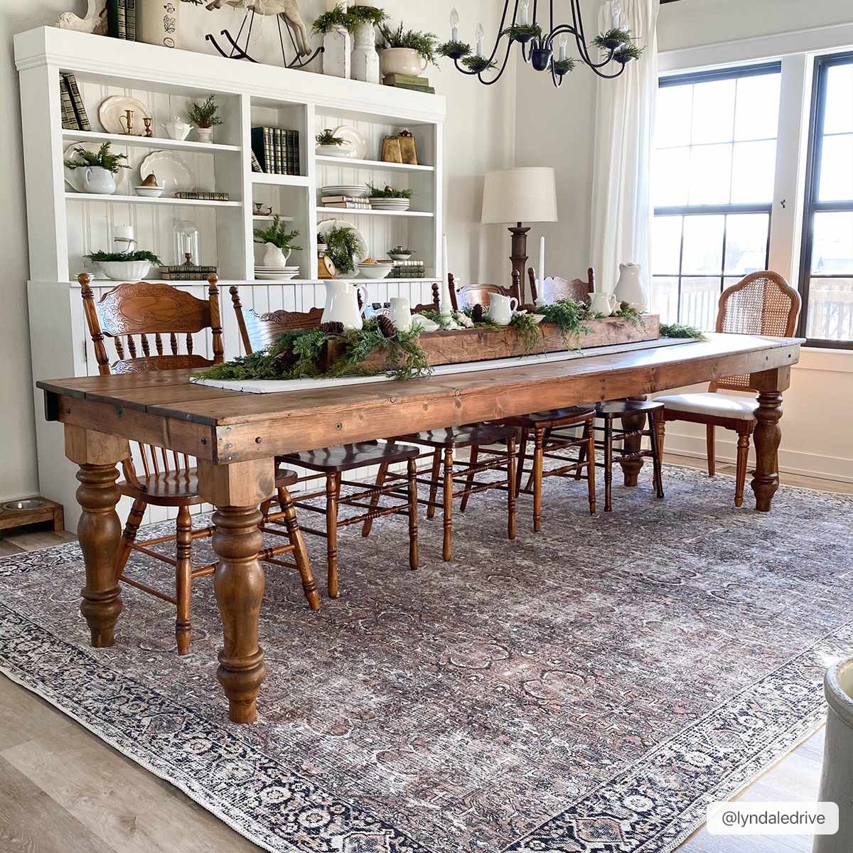Hauteloom Jill Vintage Washable Area Rug - Your Cozy Home Essential
