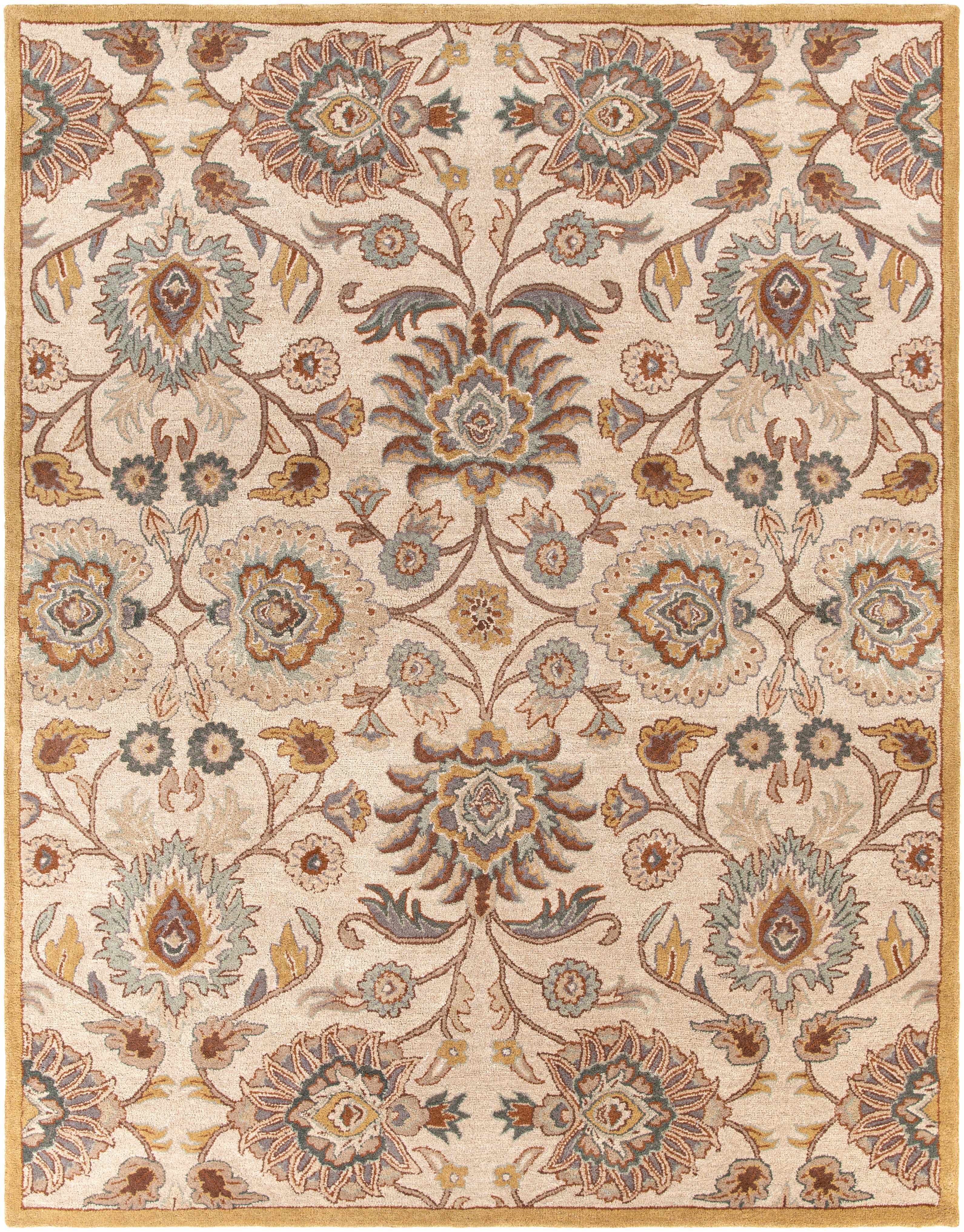 Hauteloom Conesus Hand Tufted Tan Wool Rug - A Luxurious Addition to Your Space
