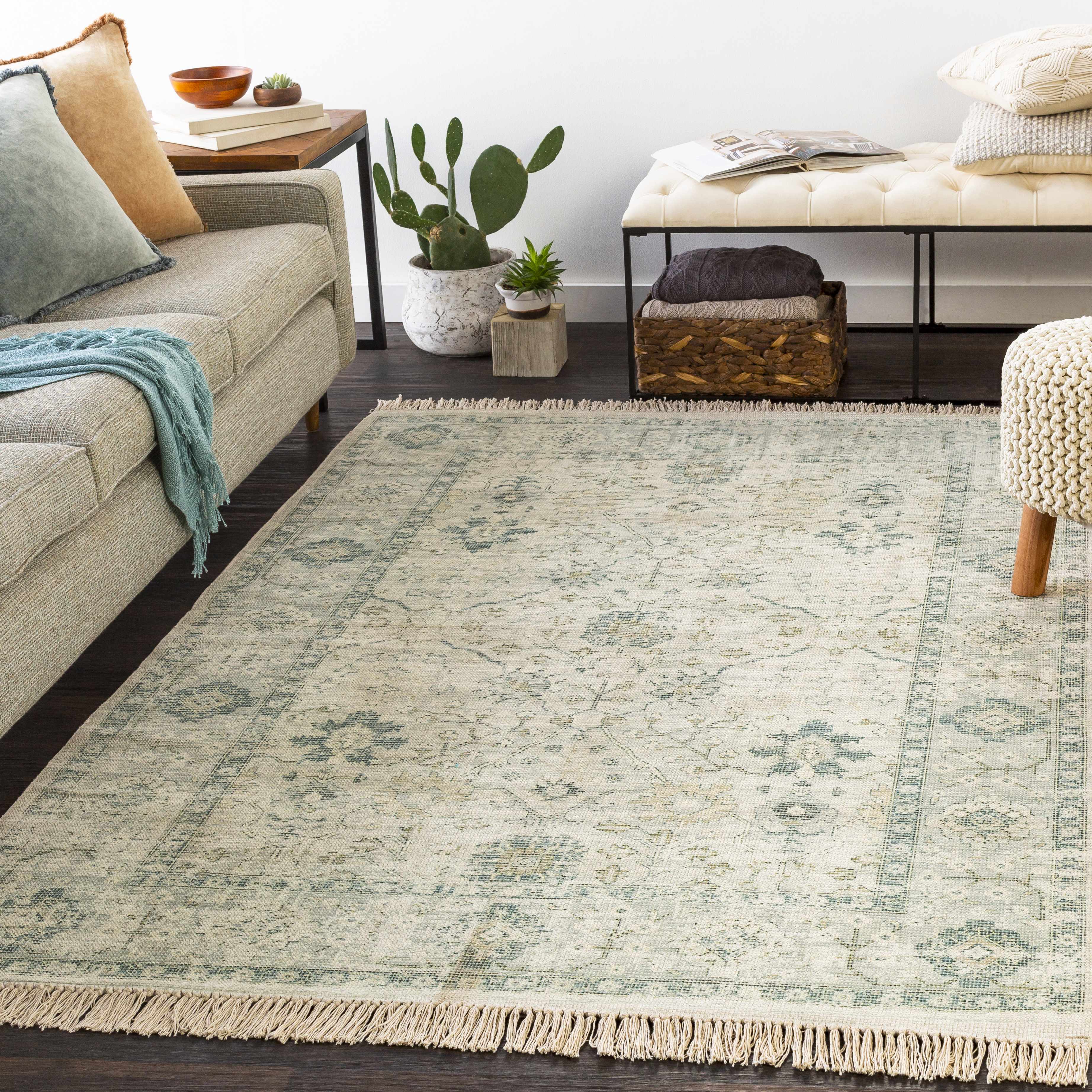 Exquisite Hauteloom Penkridge Sage Persian Rug - A Timeless Beauty