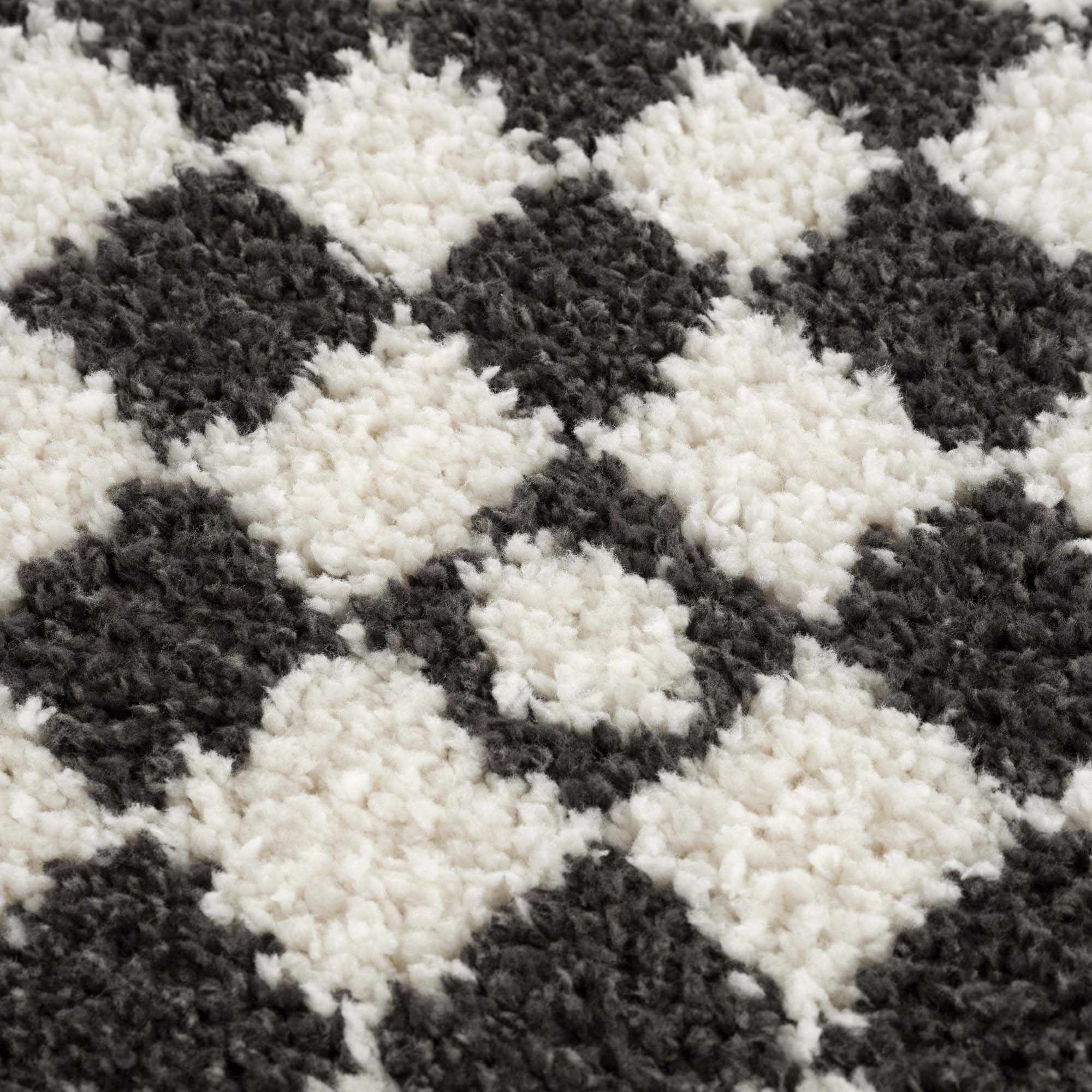 Stunning Hauteloom Kieu Black & White Checkered Area Rug