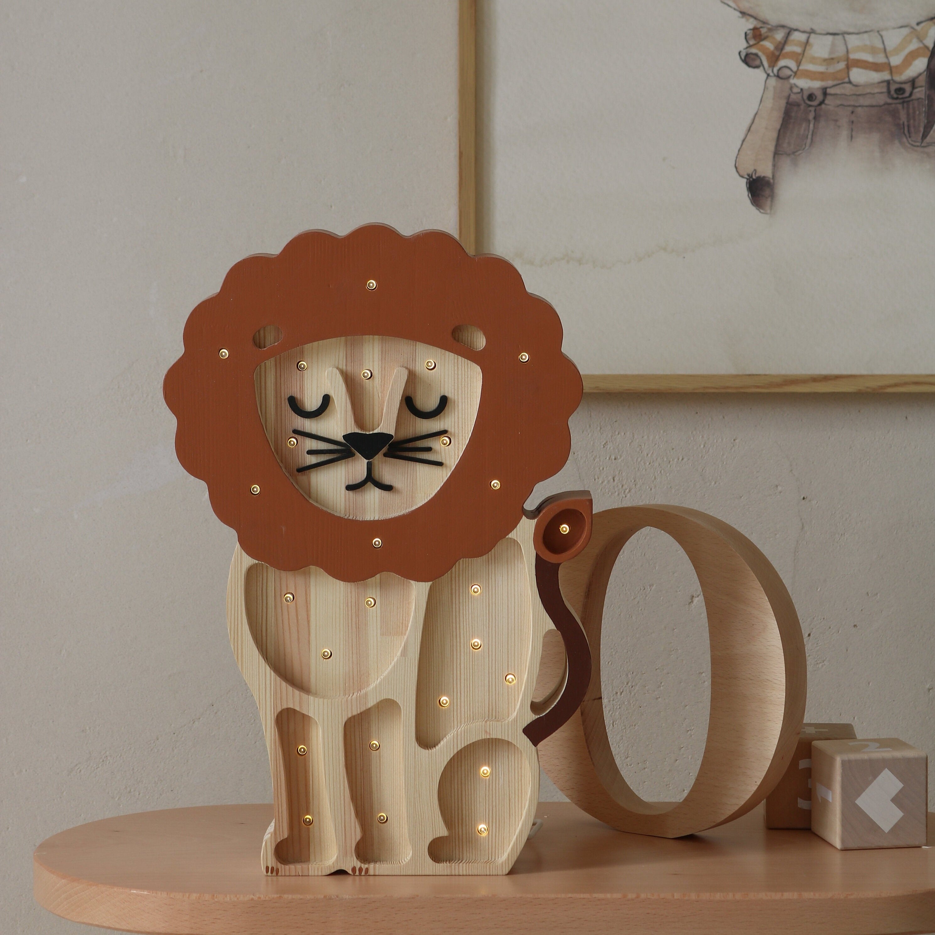 Enchanting Little Lion Night Light