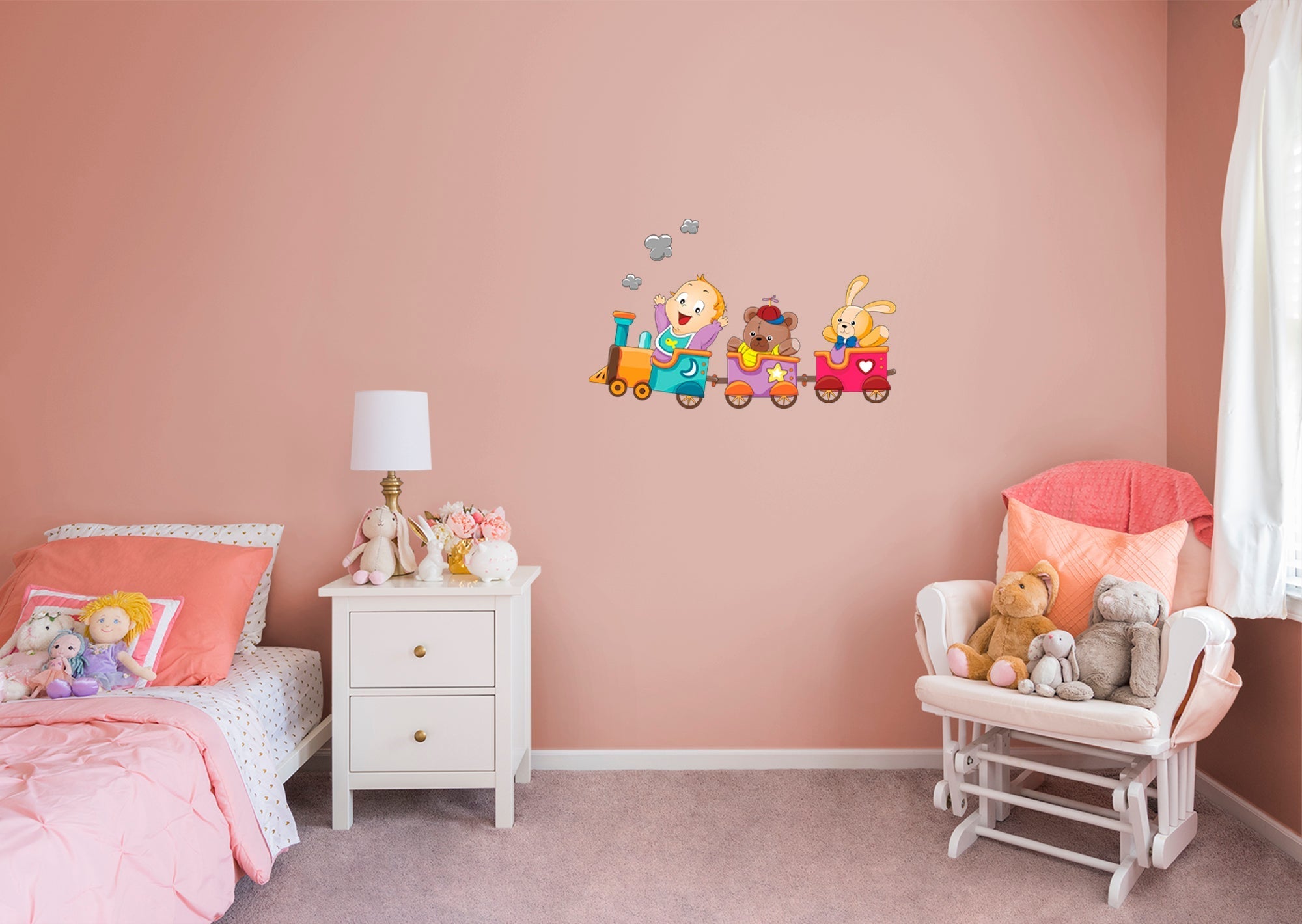 Fathead Nursery: Delightful Happy Kid Icon Removable Wall Adhesive Decal