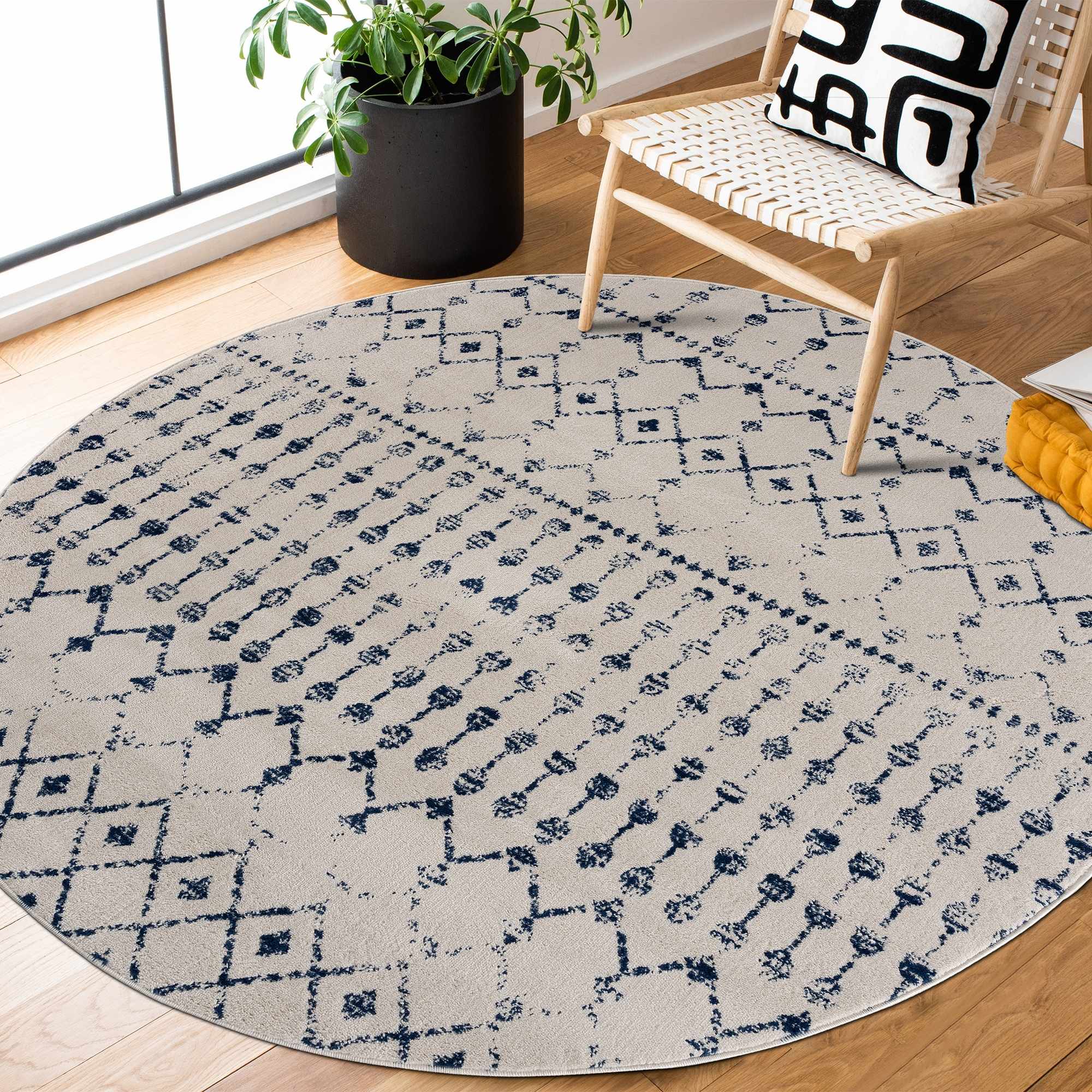 Exquisite Hauteloom Tigrican Blue 2332 Area Rug - Transform Your Space