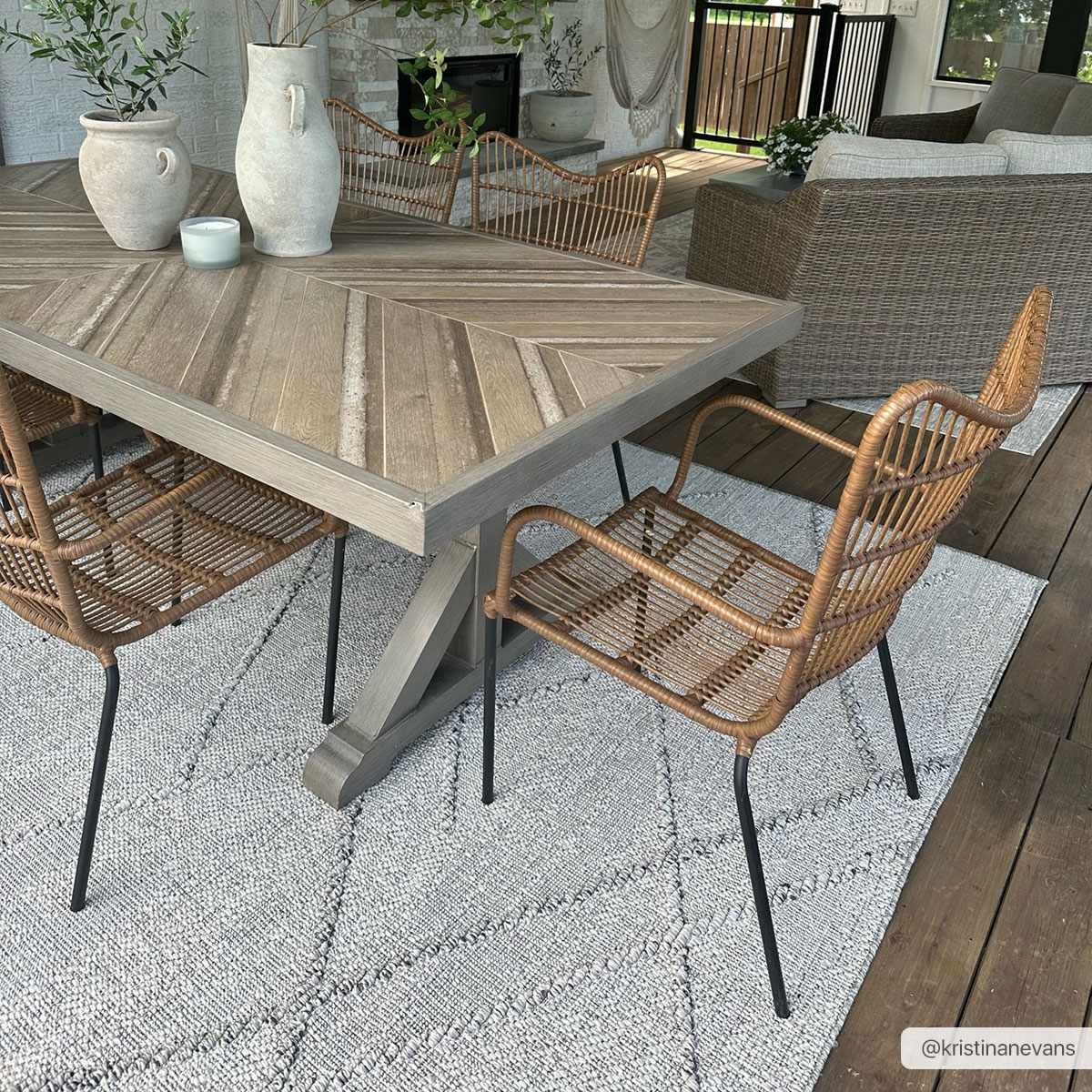 Exclusive Hauteloom Baqer Bone & Tan Textured Performance Rug - A Limited Edition Gem