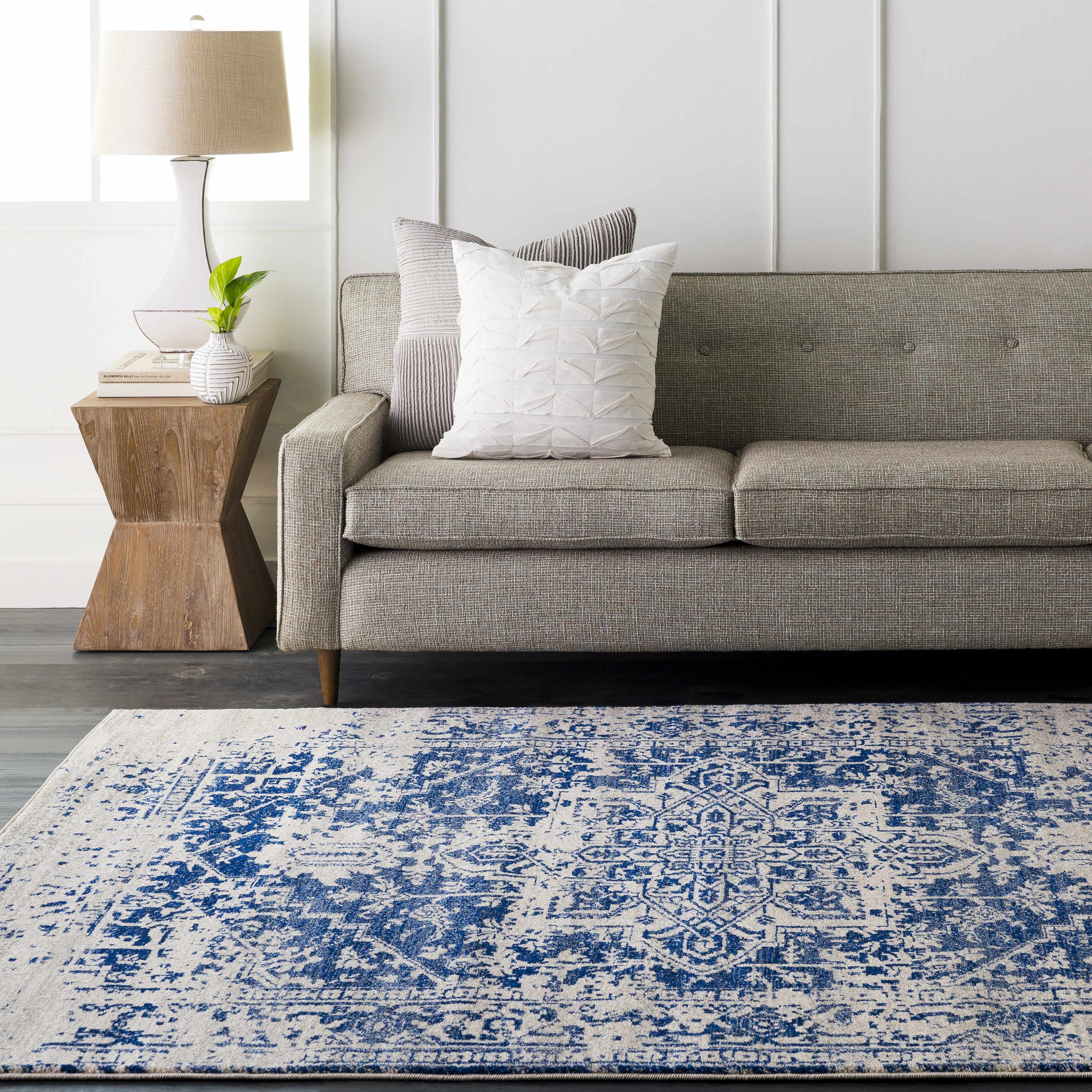 Exquisite Hauteloom Rachel Navy Area Rug