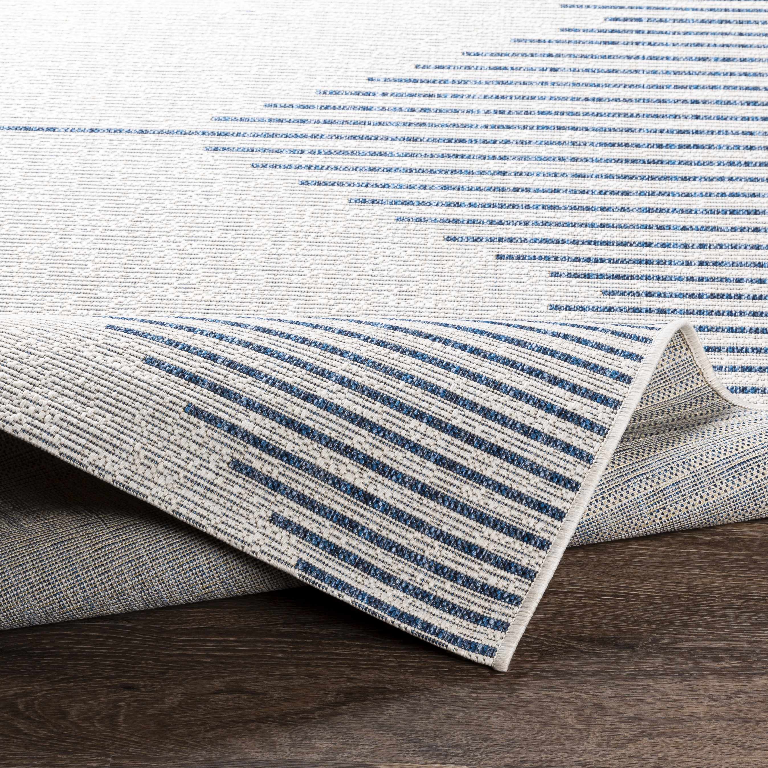 Step into Style with Hauteloom Stephan Blue & Cream Area Rug