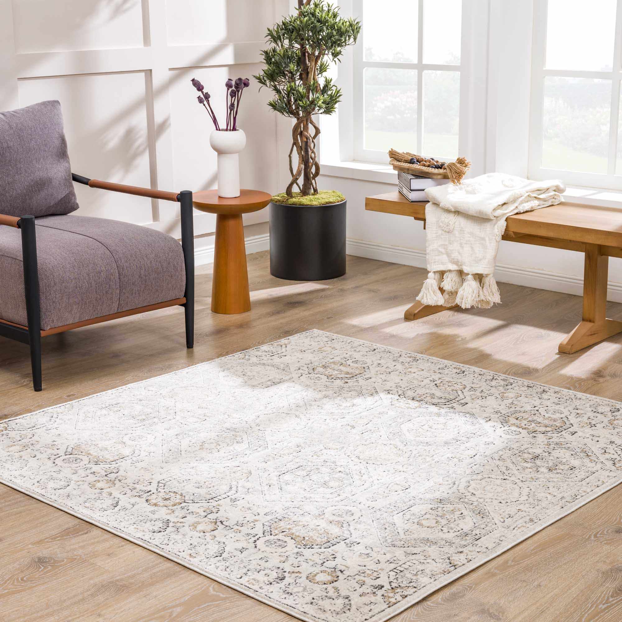 Exquisite Hauteloom Parkerfield Area Rug - A Timeless Beauty for Your Home