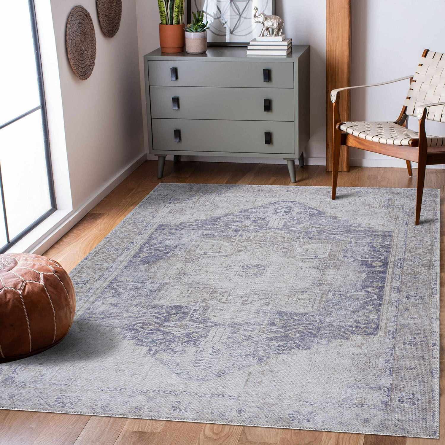 Hauteloom Rosman Olive Washable Runner Rug - Your Stylish Floor Solution