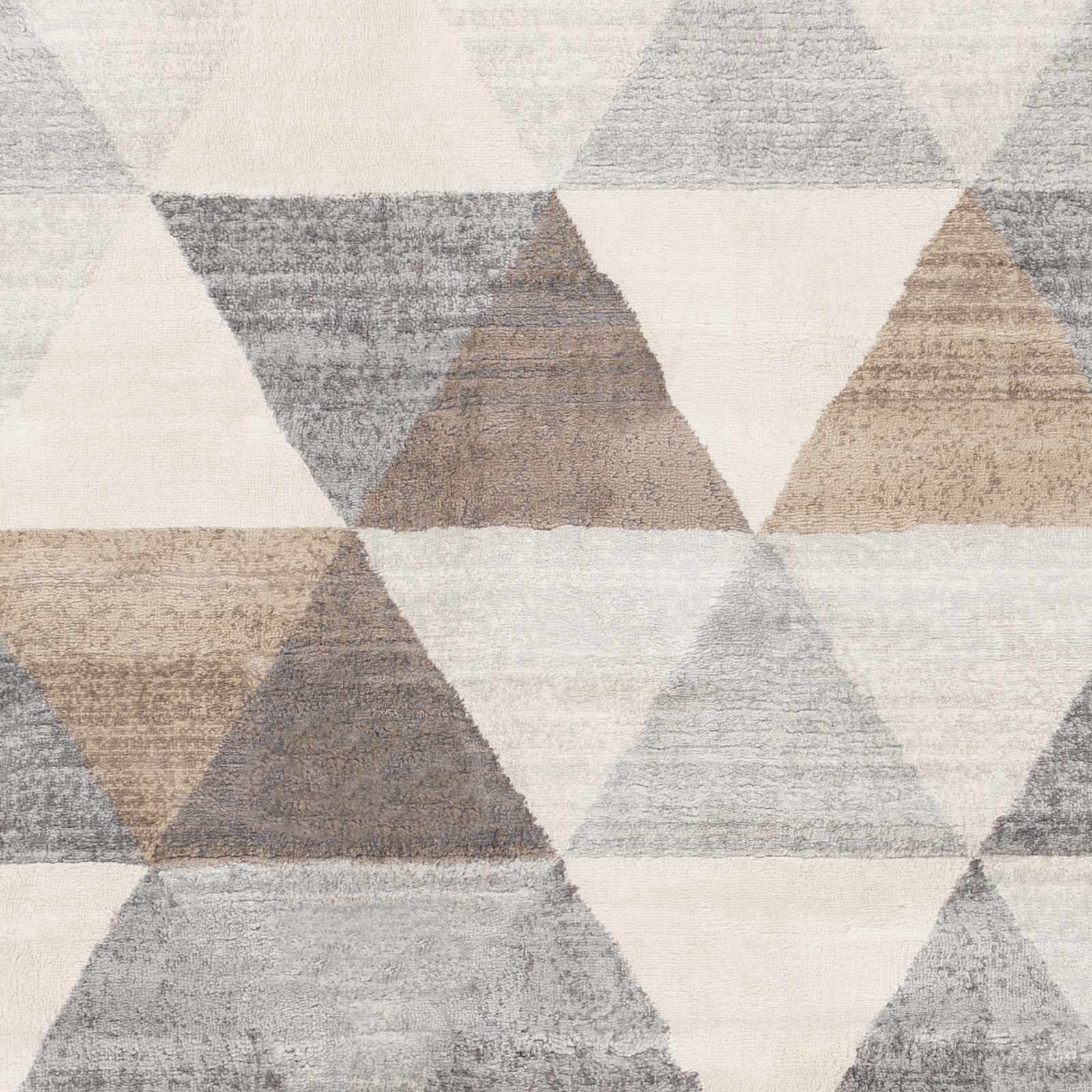 Hauteloom Sells Gray & Brown Triangles Area Rug - Add a Touch of Contemporary Style to Your Space