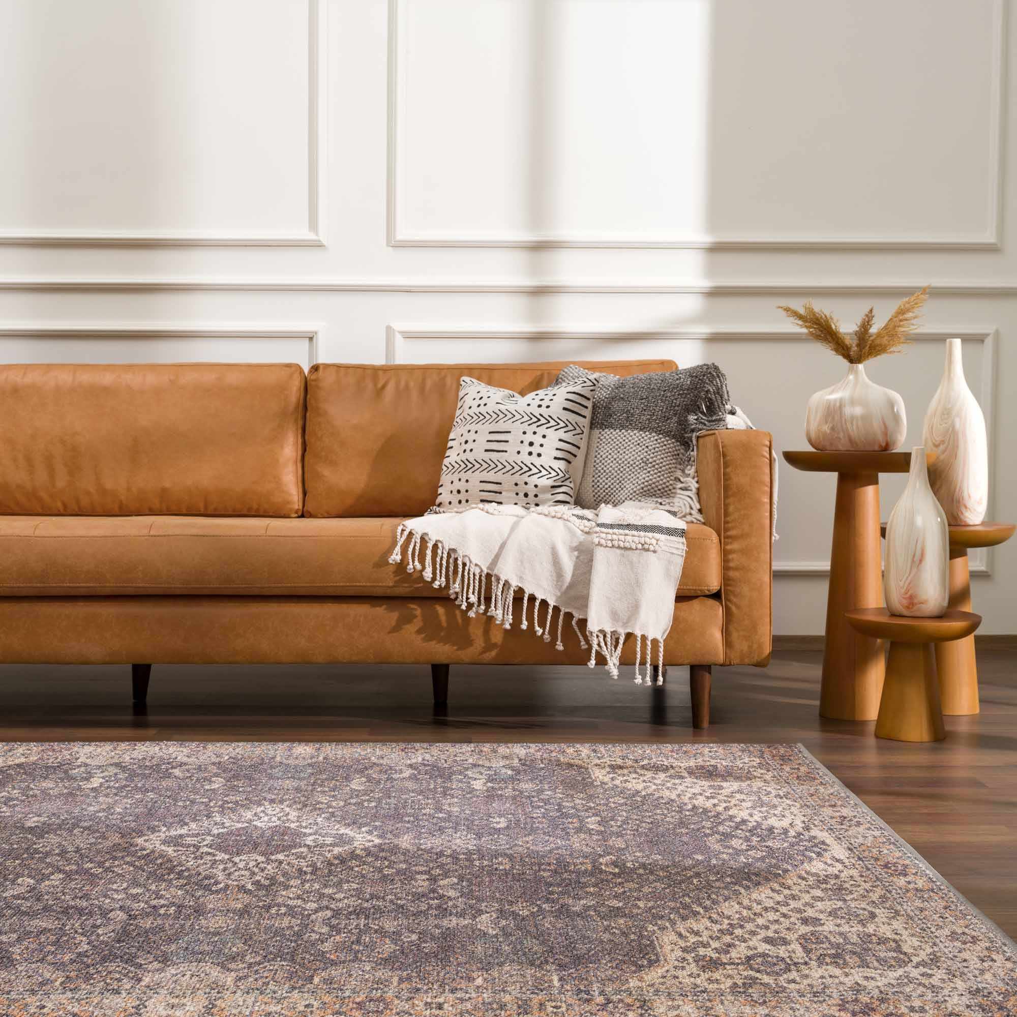 Luxurious Hauteloom Seok Washable Area Rug