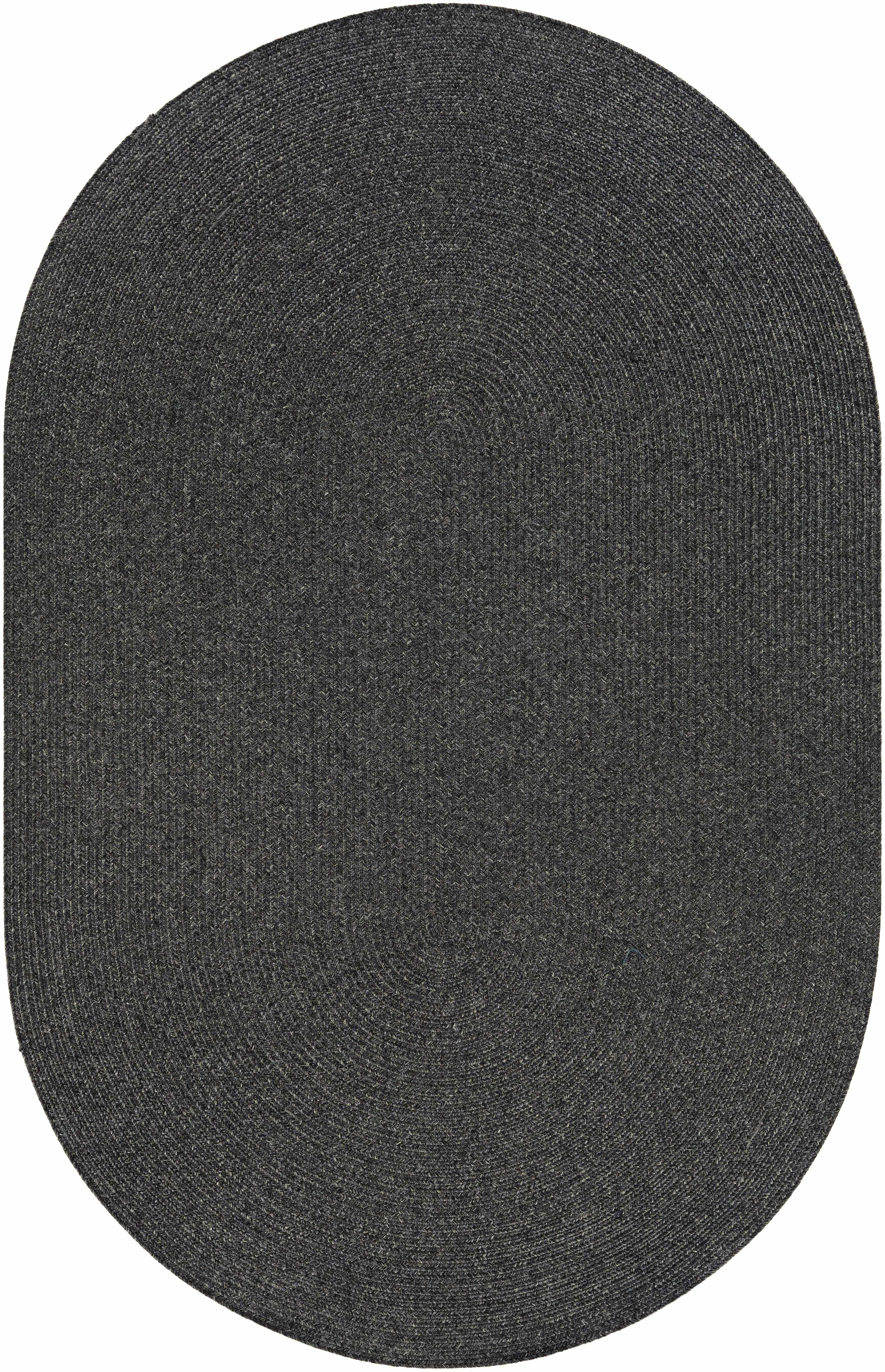 Stylish Black Braided Faux Jute Rug - Transform Your Space