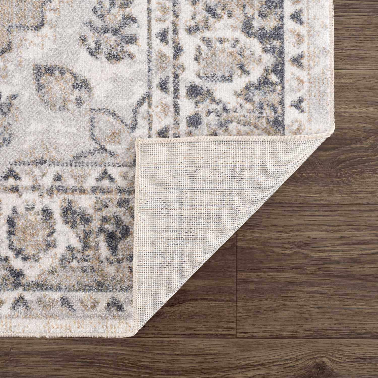 Luxurious Hauteloom Rudo Beige Washable Area Rug - Transform Your Space