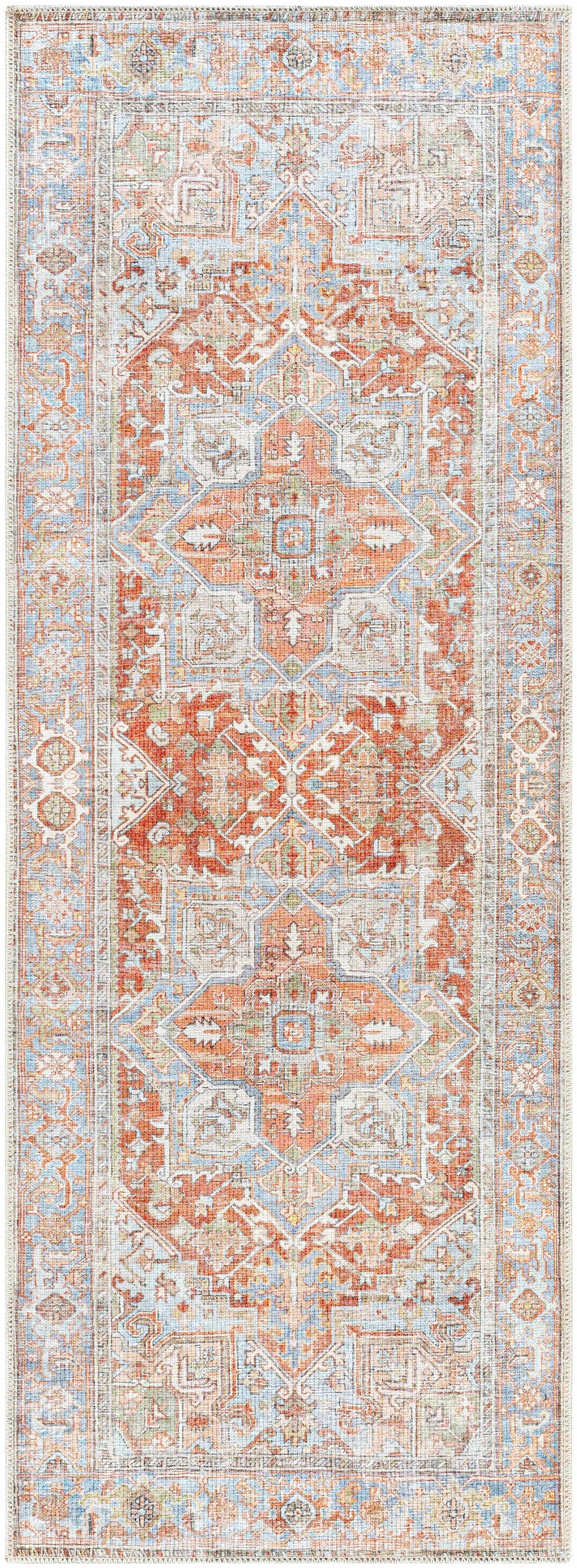 Hauteloom Maayon Washable Rug - Rustic Elegance for Your Space