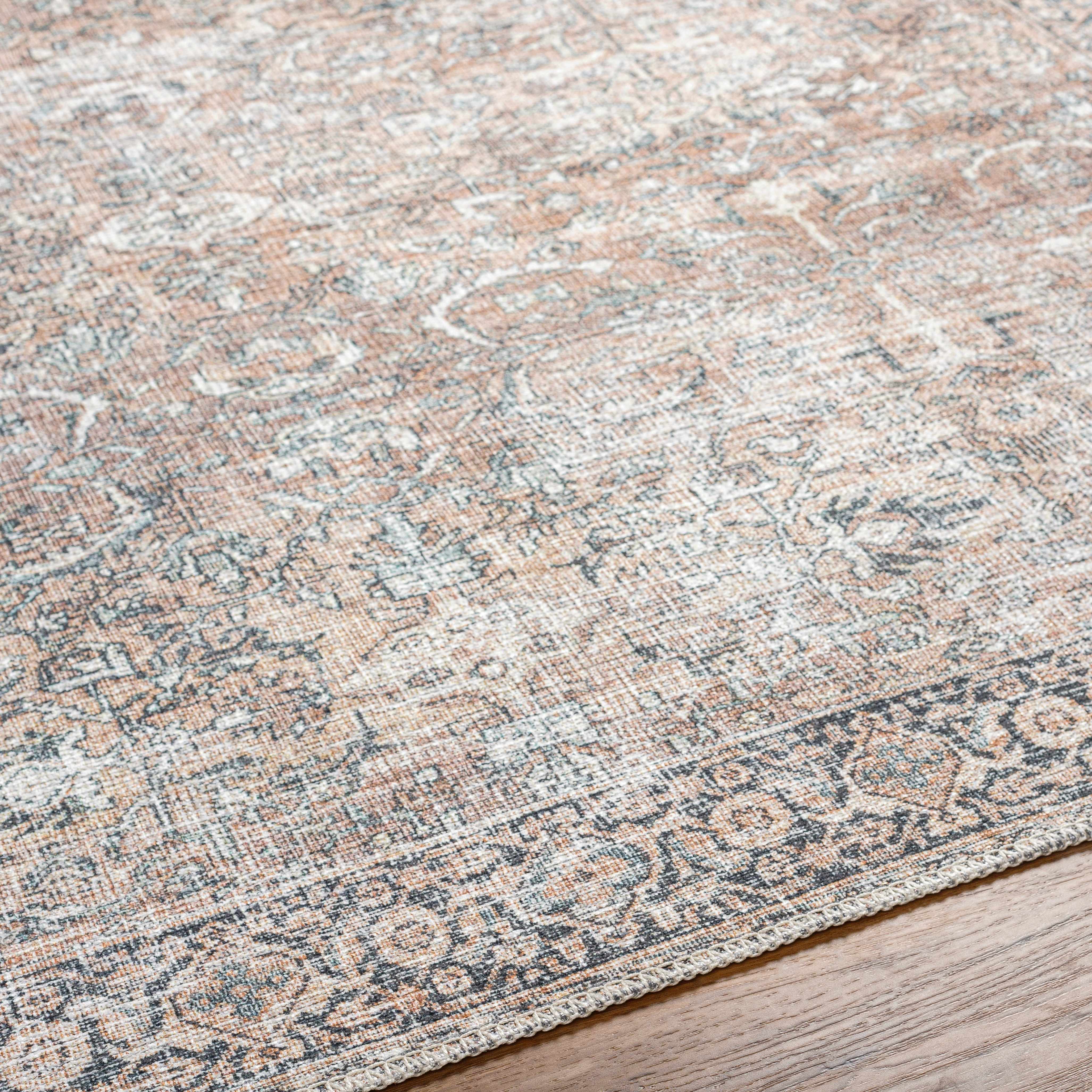 Hauteloom Jill Vintage Washable Area Rug - Your Cozy Home Essential