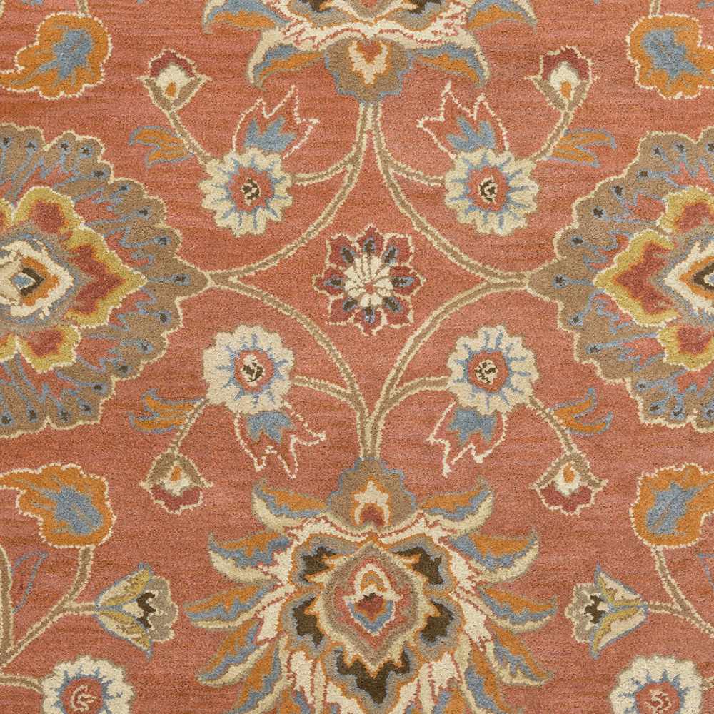 Gorgeous Hauteloom Conesus Wool Area Rug in Burnt Orange