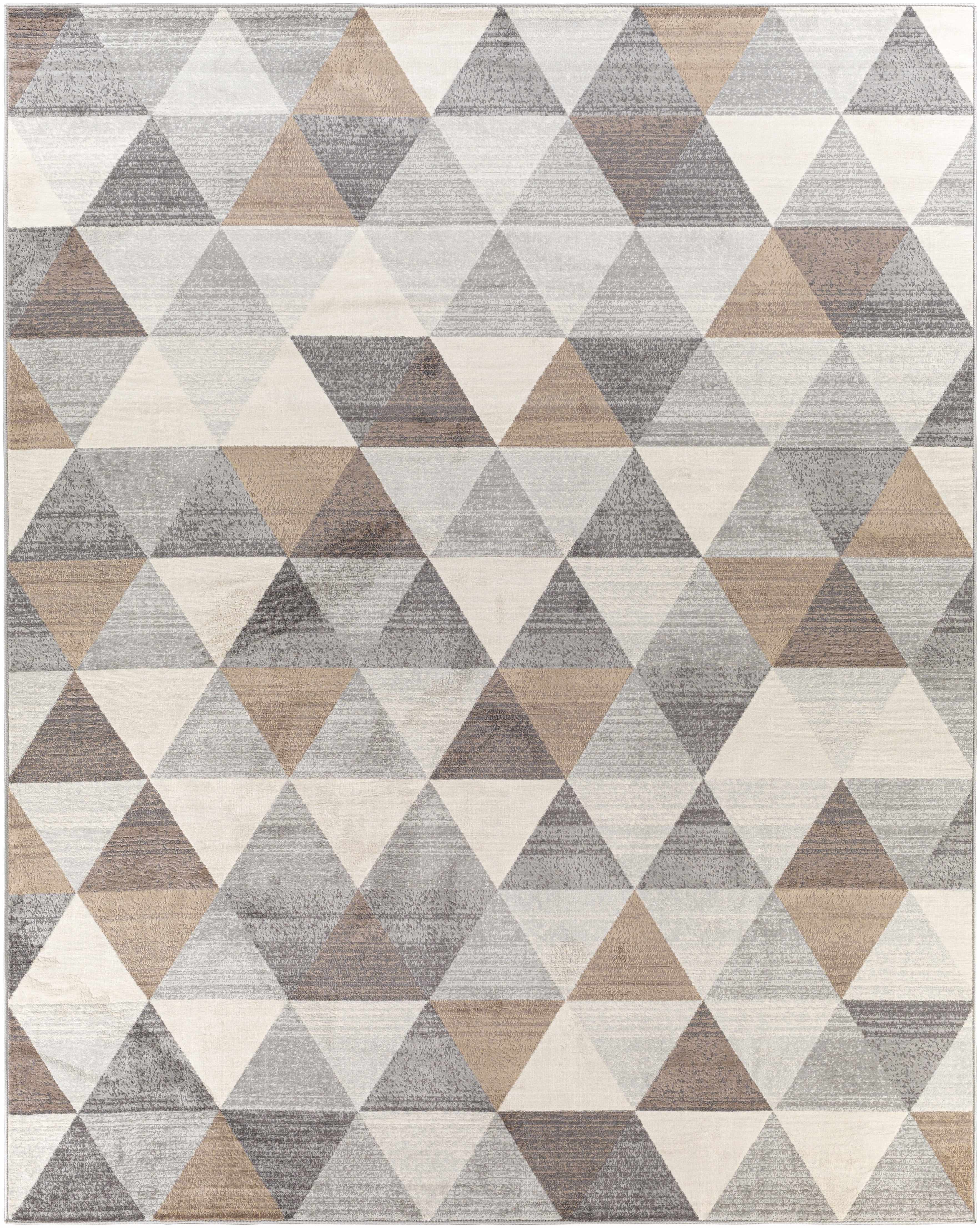 Hauteloom Sells Gray & Brown Triangles Area Rug - Add a Touch of Contemporary Style to Your Space