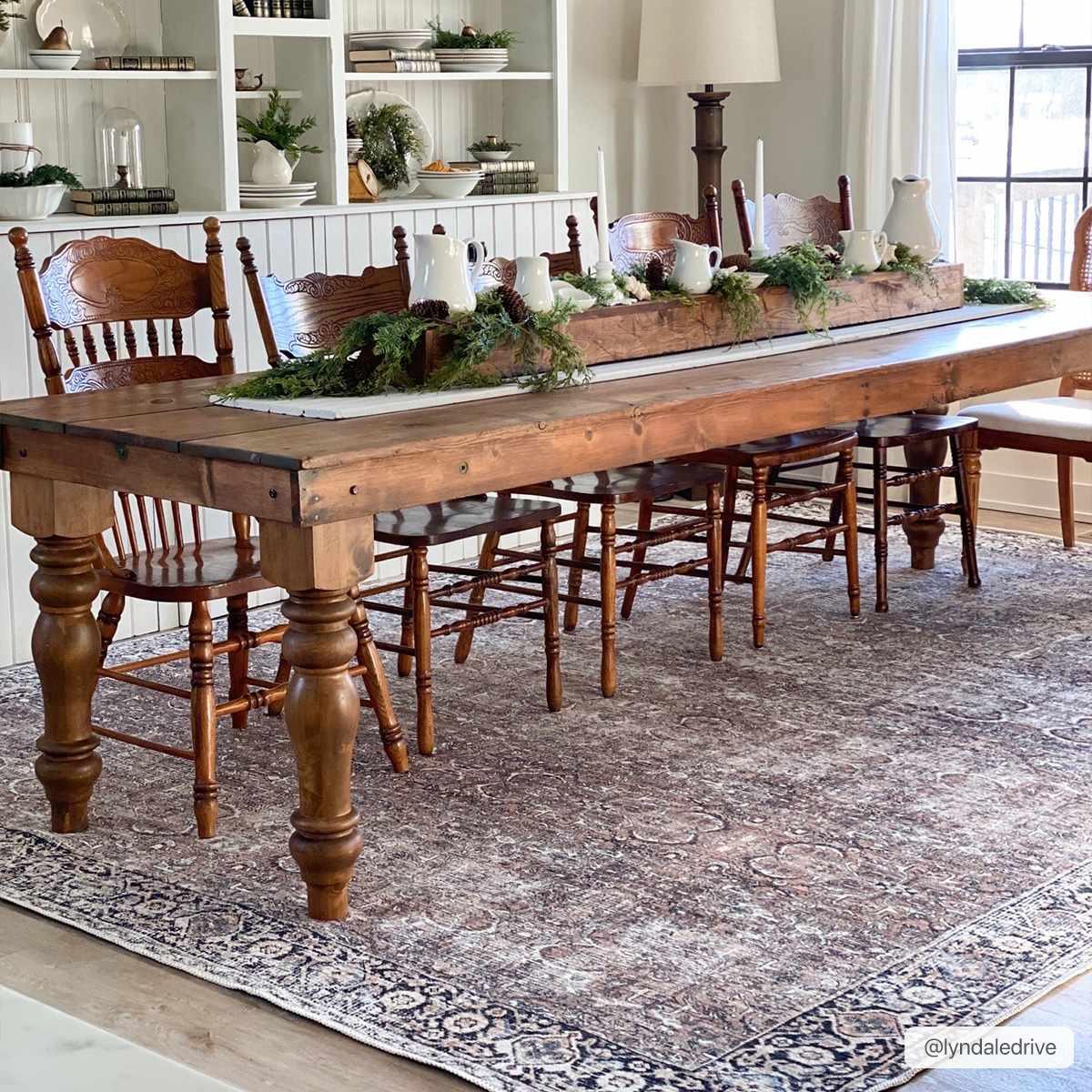 Hauteloom Jill Vintage Washable Area Rug - Your Cozy Home Essential