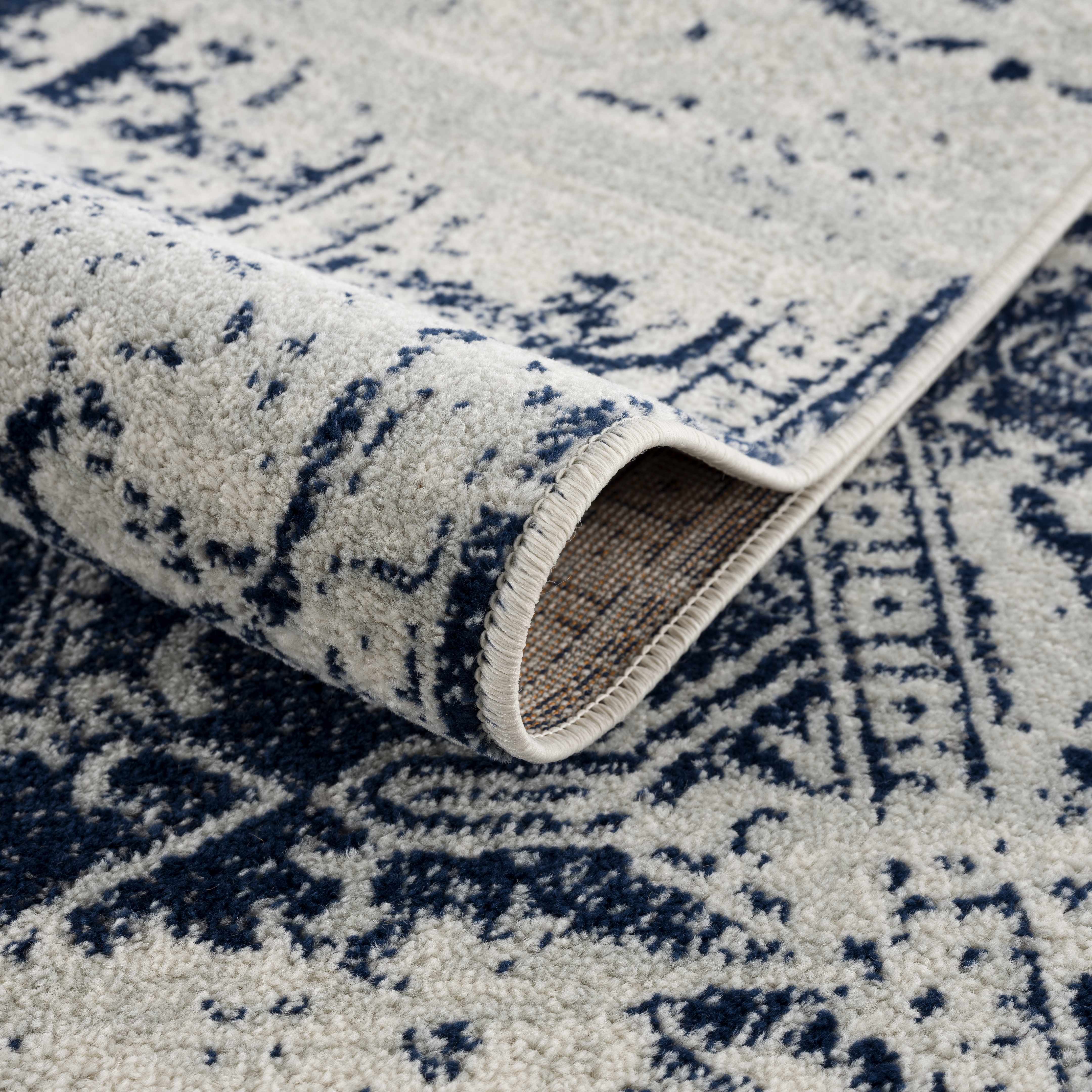 Exquisite Hauteloom Rachel Navy Area Rug