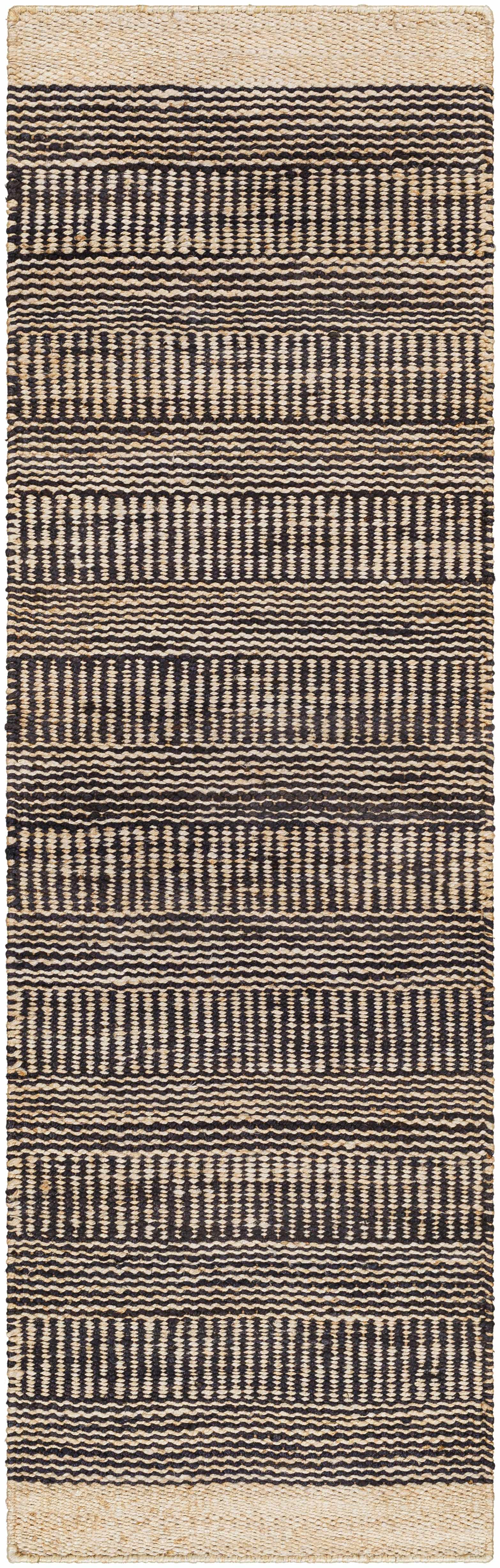 Exquisite Hauteloom Black Elle Jute Rug