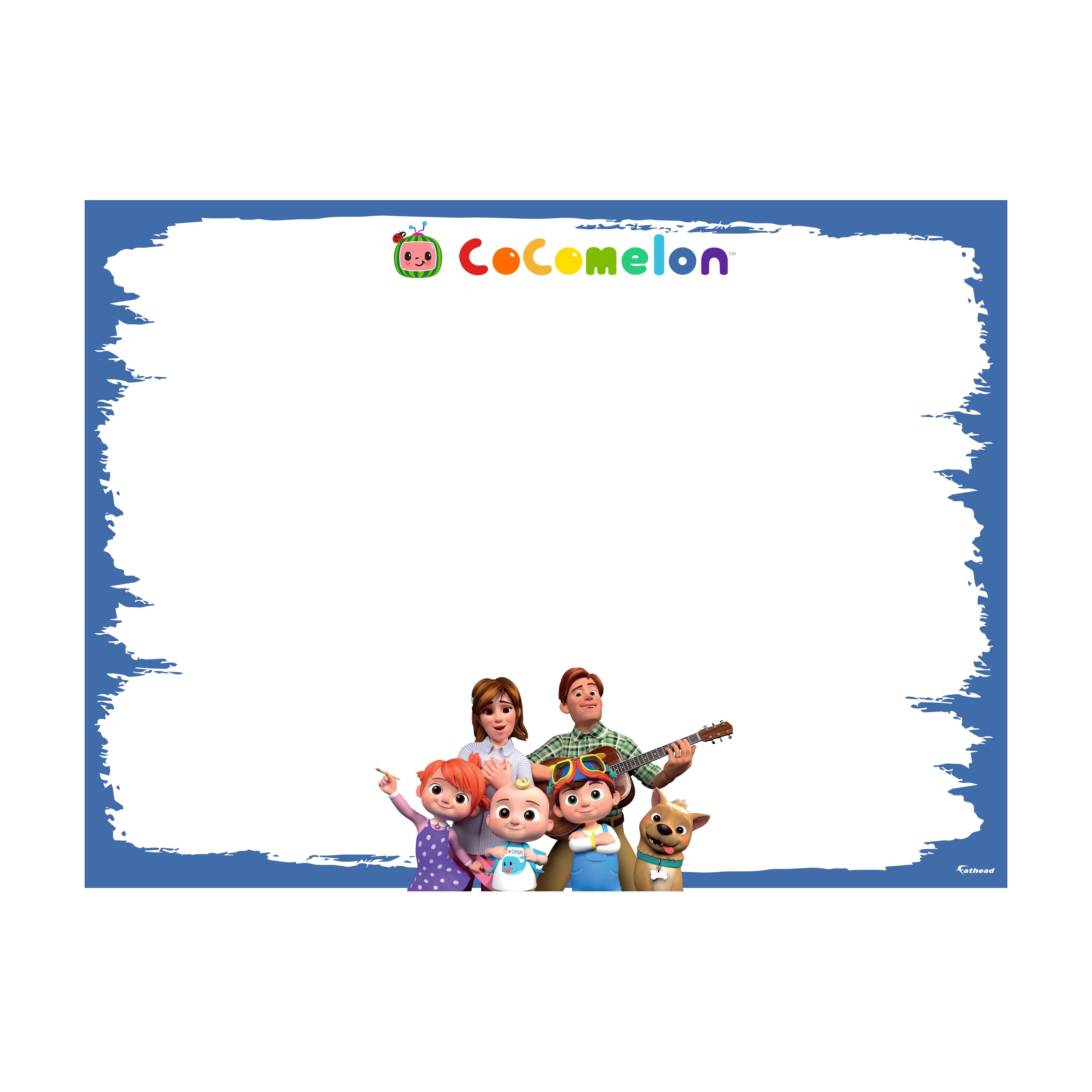 CoComelon Fathead JJ Family Dry Erase Officially Licensed Removable Adhesive Decal