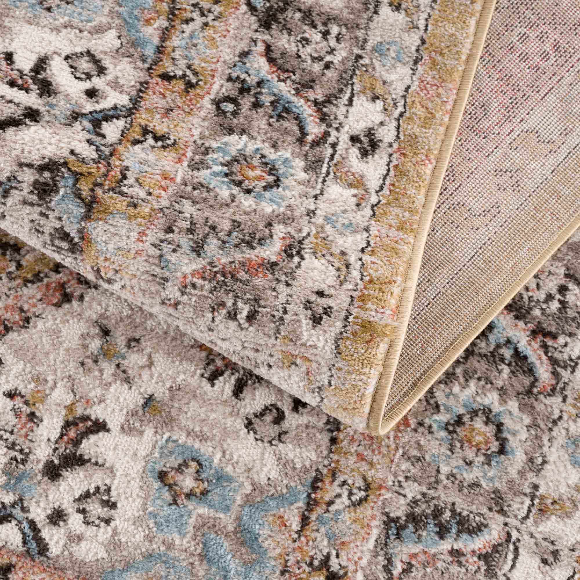 Exclusive Hauteloom Albie Gold & Beige Area Rug - Grab This Clearance Deal Now!
