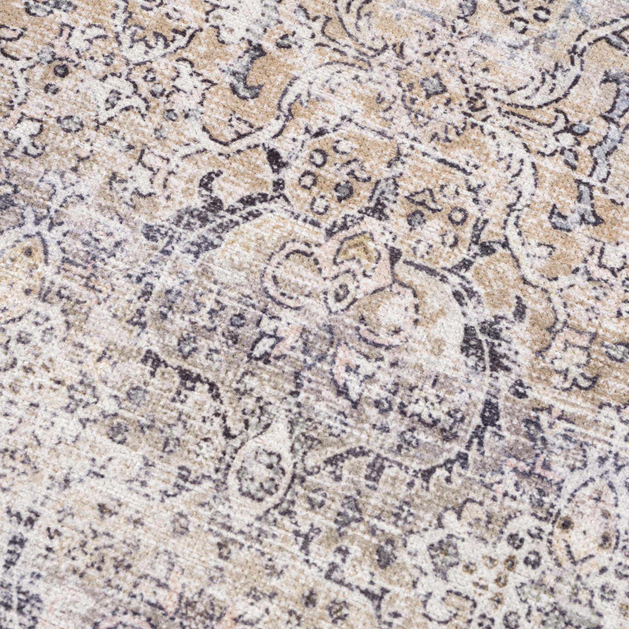 Hauteloom Olive Holi-2304 Washable Vintage Area Rug - Transform Your Space!