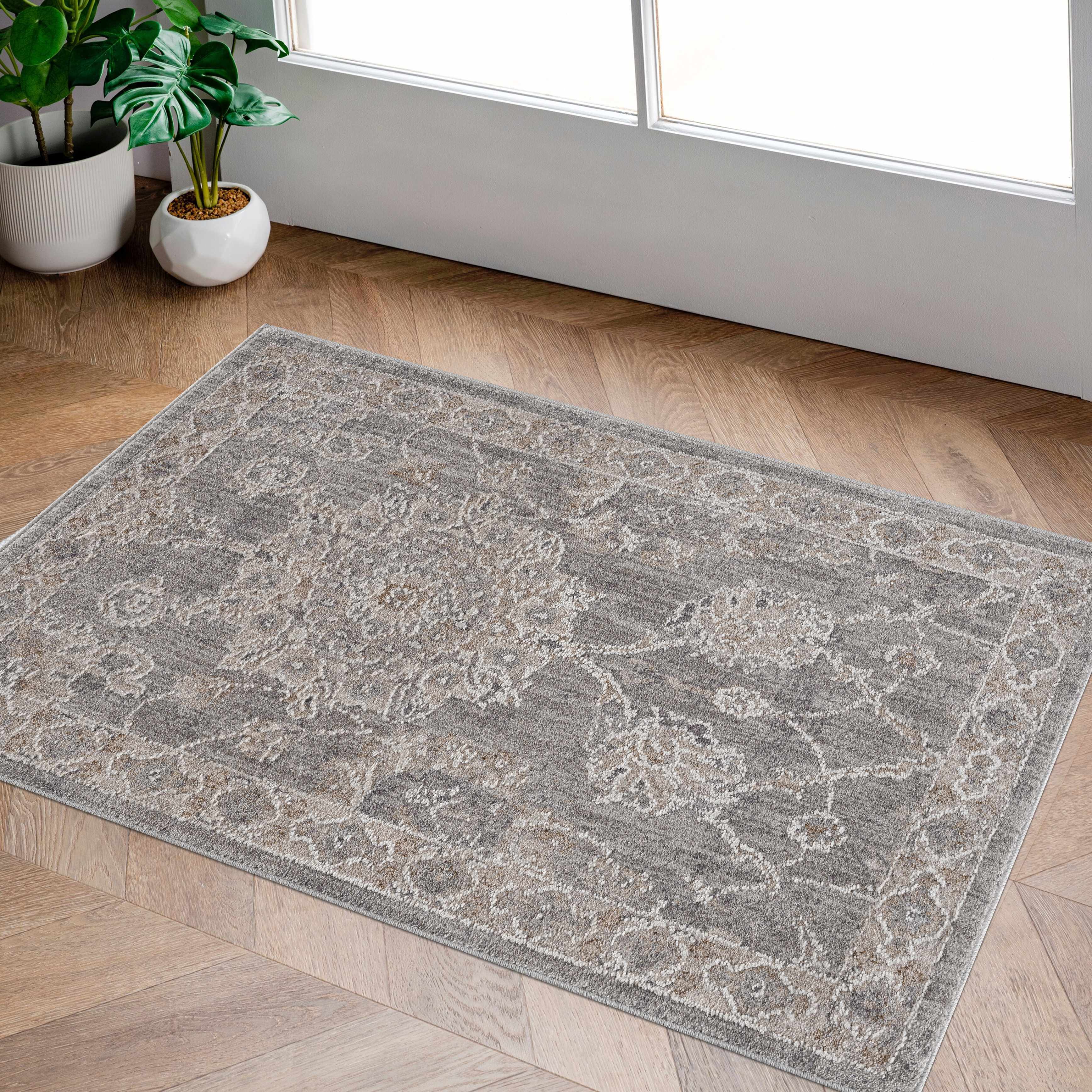 Exquisite Hauteloom Monterey Gray Persian Rug