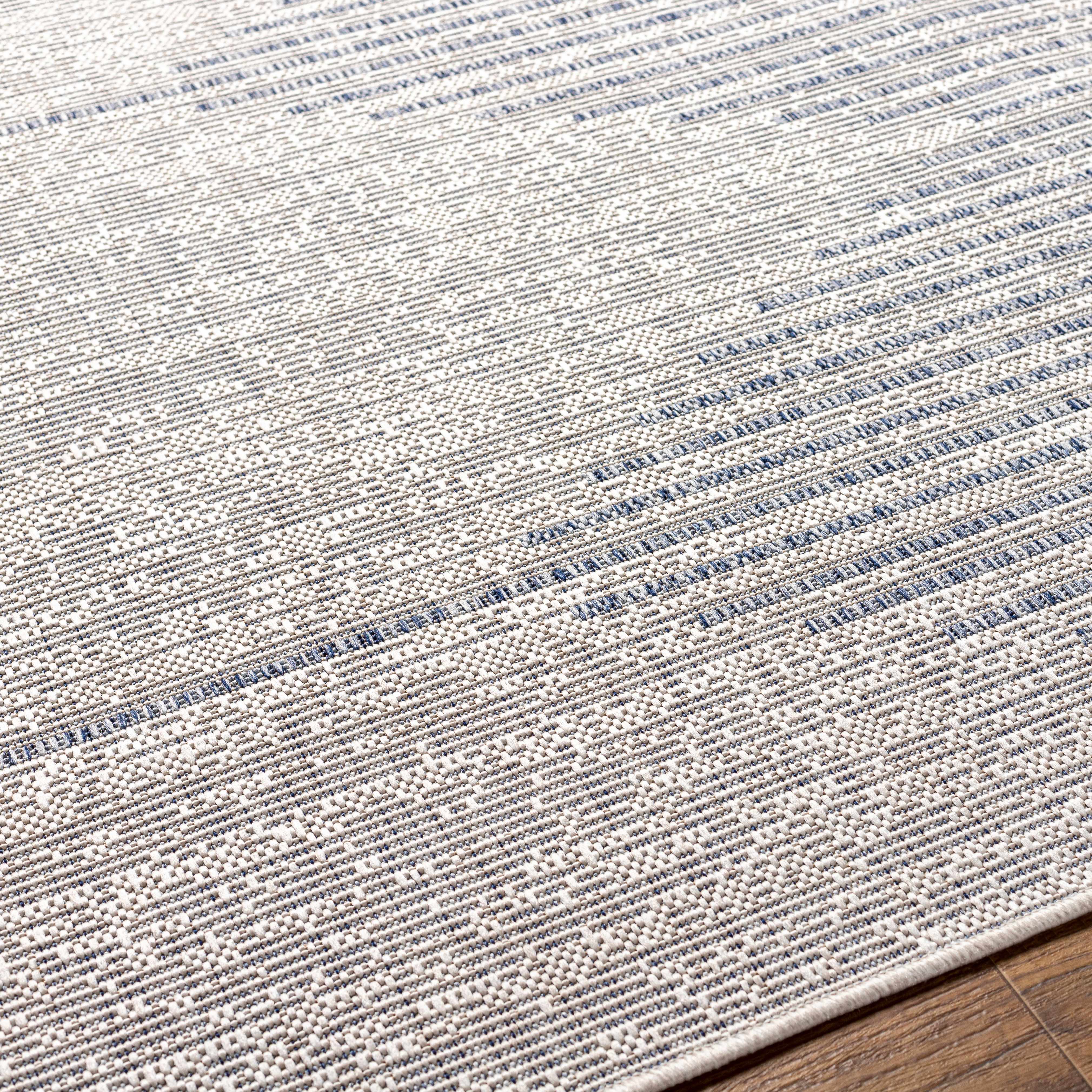 Hauteloom Stephan Gray & Blue Rug - Transform Your Space