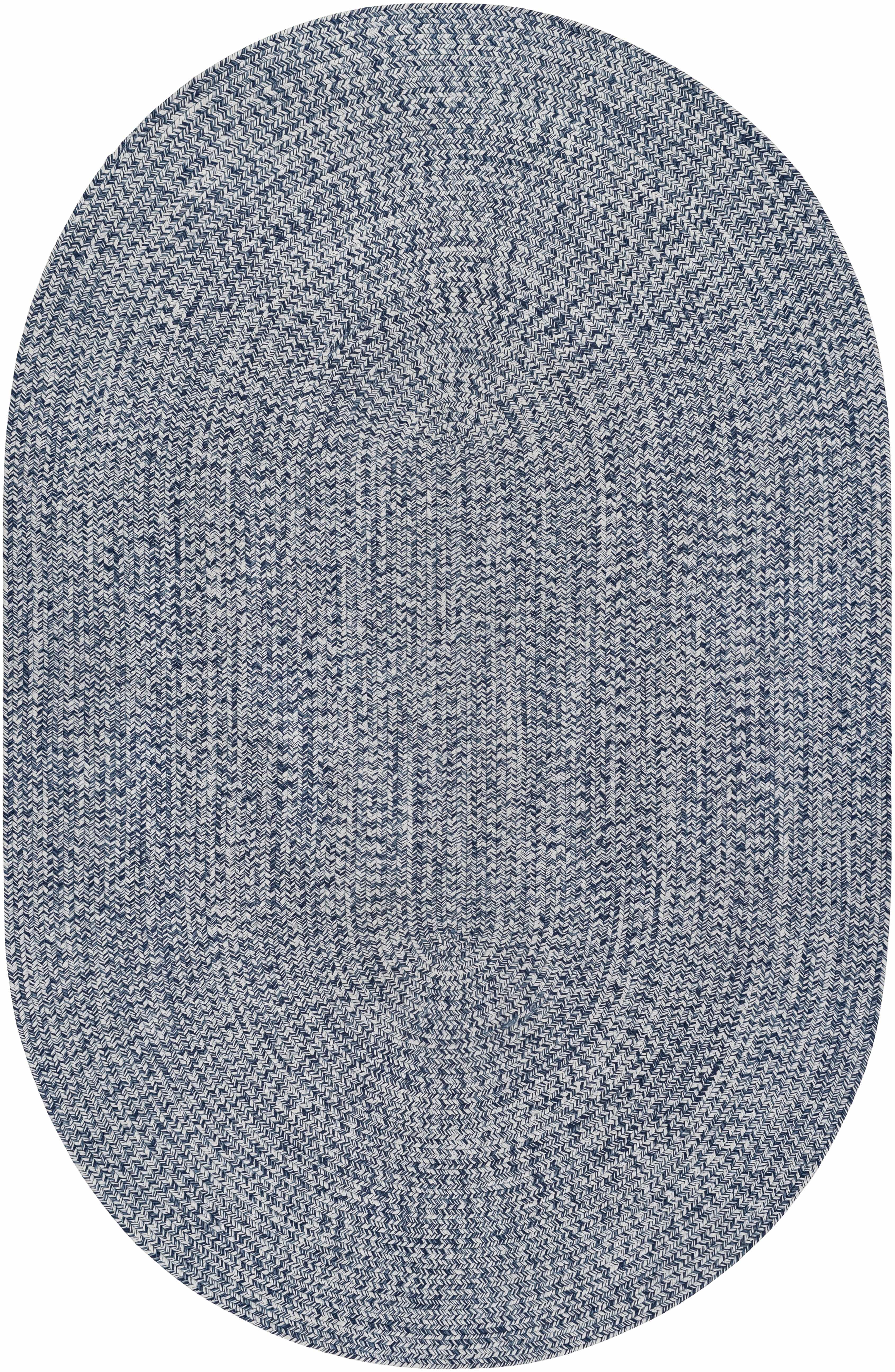 Exquisite Hauteloom Blue Braided Faux Jute Rug - A Must-Have for Your Space