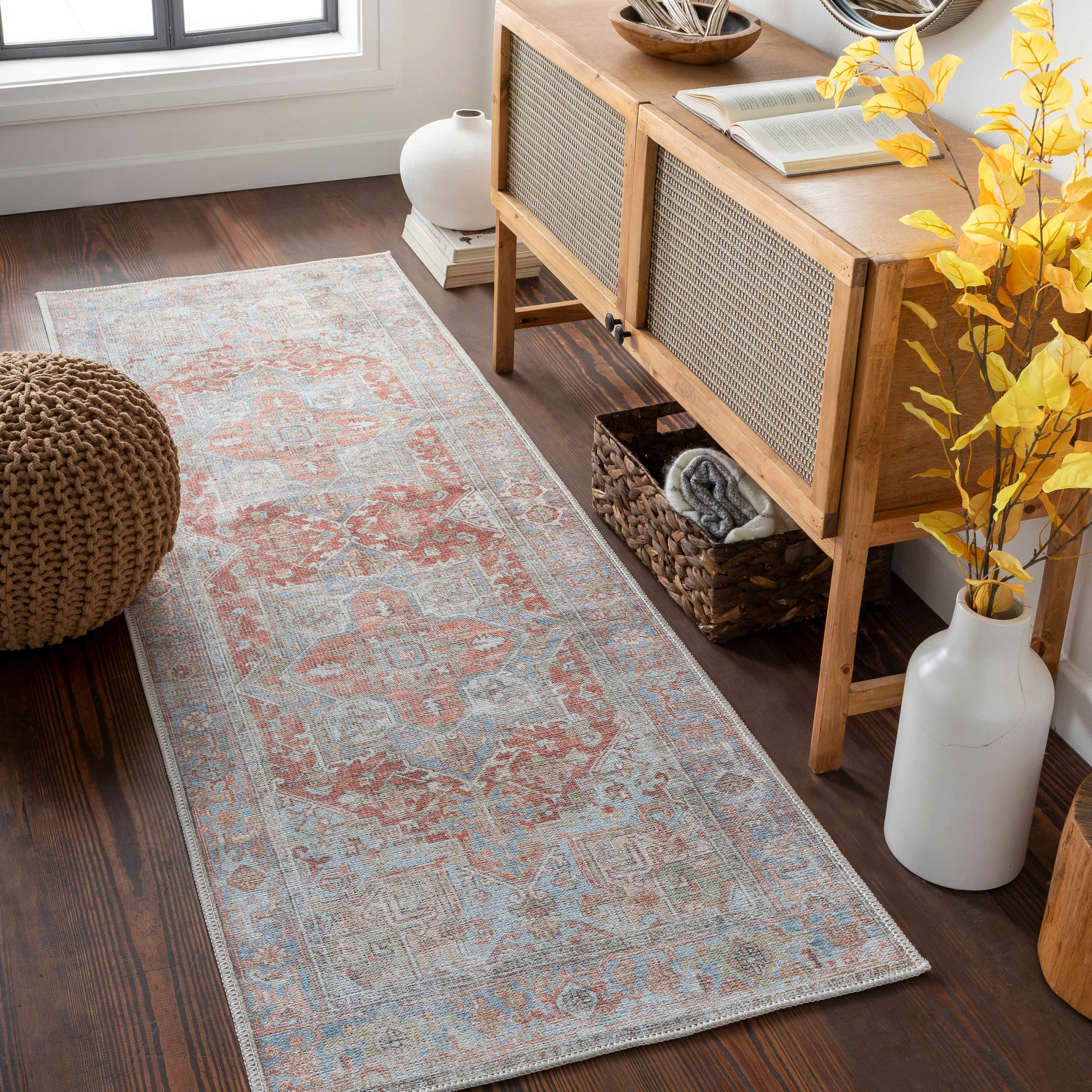 Hauteloom Maayon Washable Rug - Rustic Elegance for Your Space