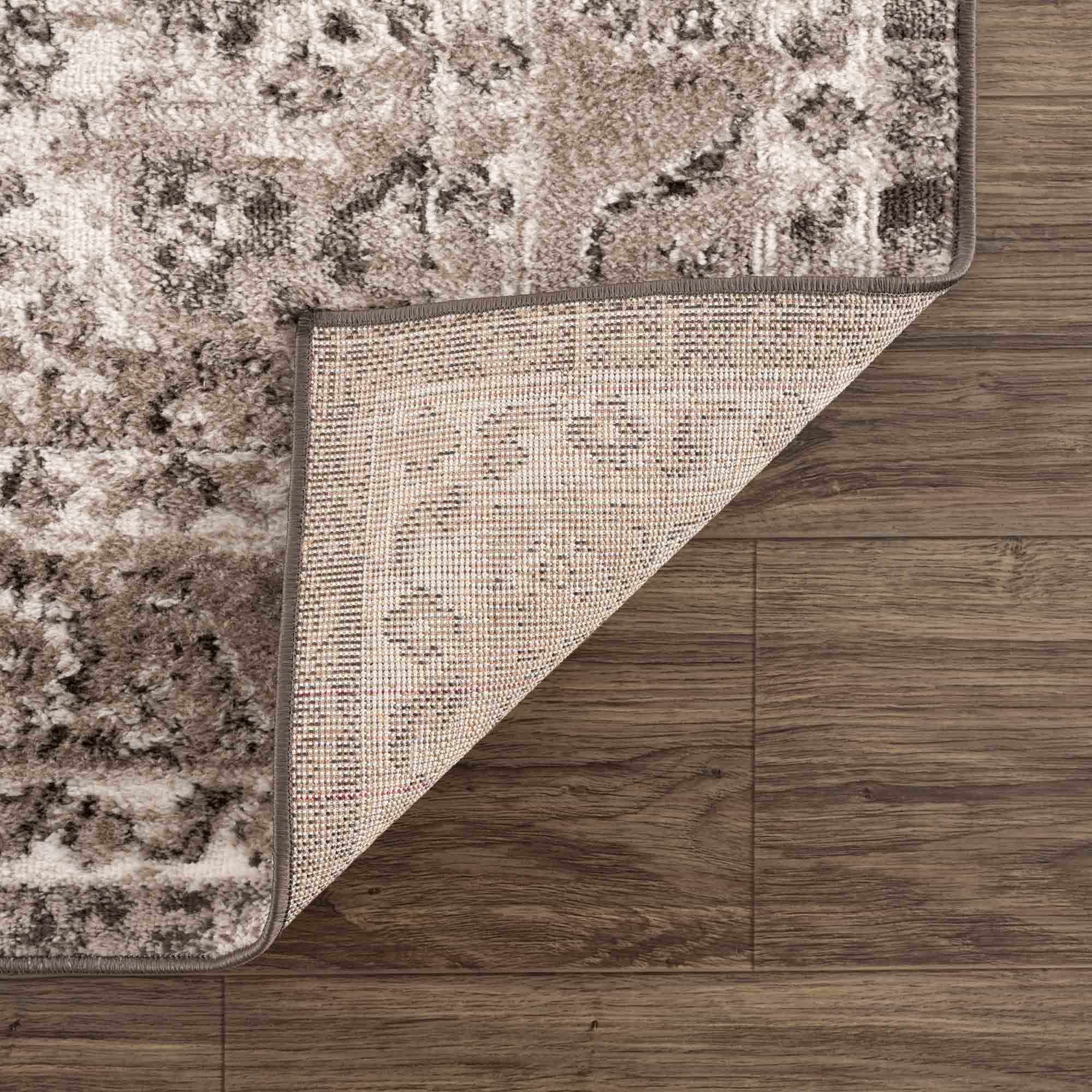 Grab Your Hauteloom Albie Charcoal & Beige Area Rug - Clearance Now!