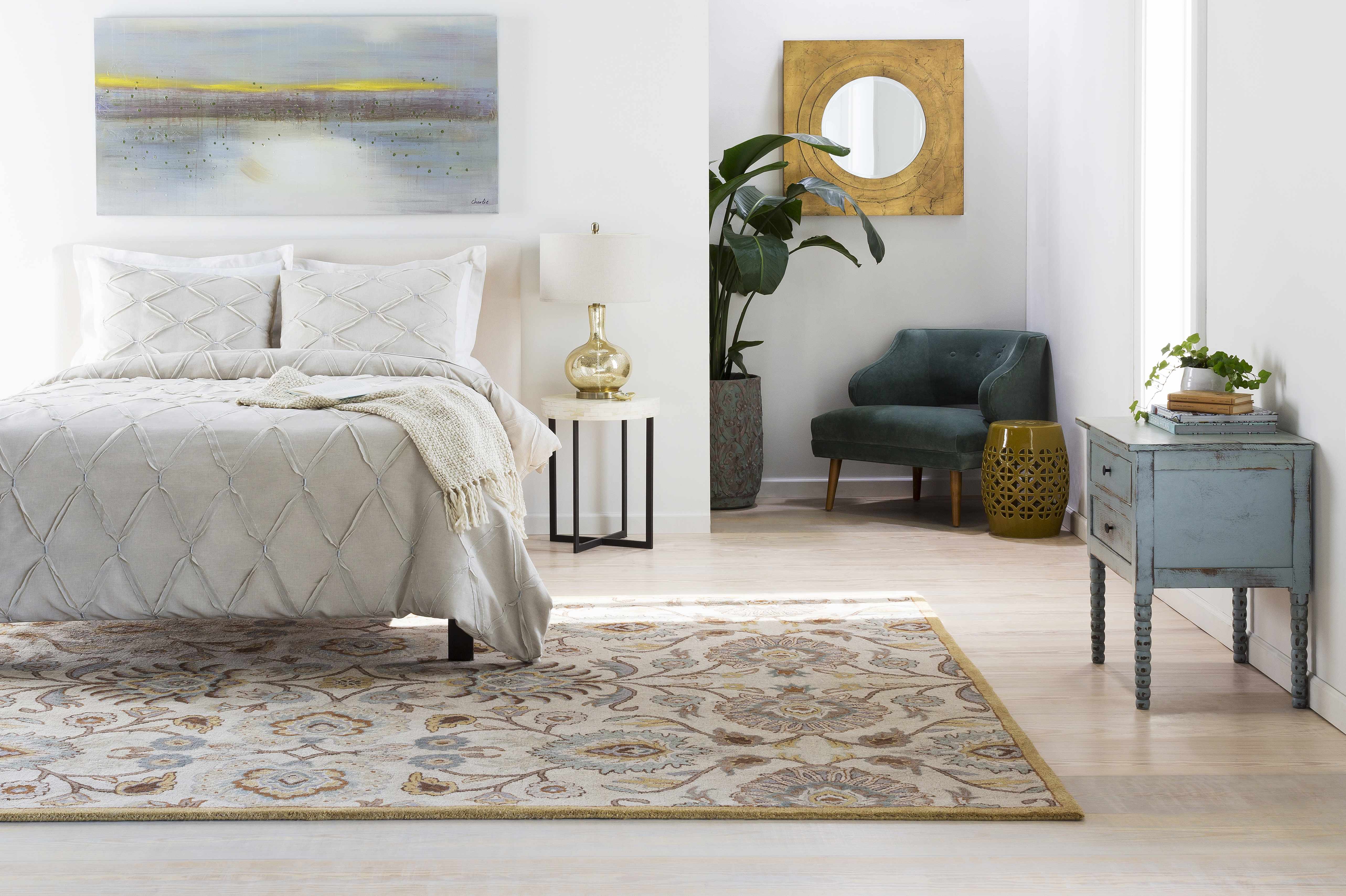 Hauteloom Conesus Hand Tufted Tan Wool Rug - A Luxurious Addition to Your Space