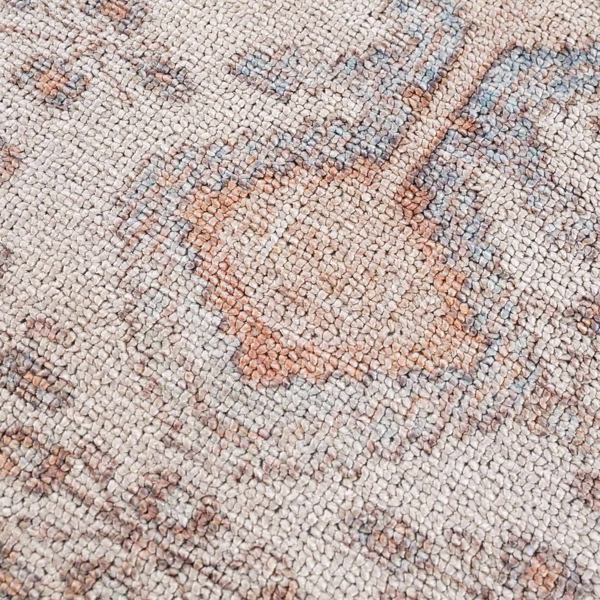 Hauteloom Analu Peach Luxury Washable Area Rug
