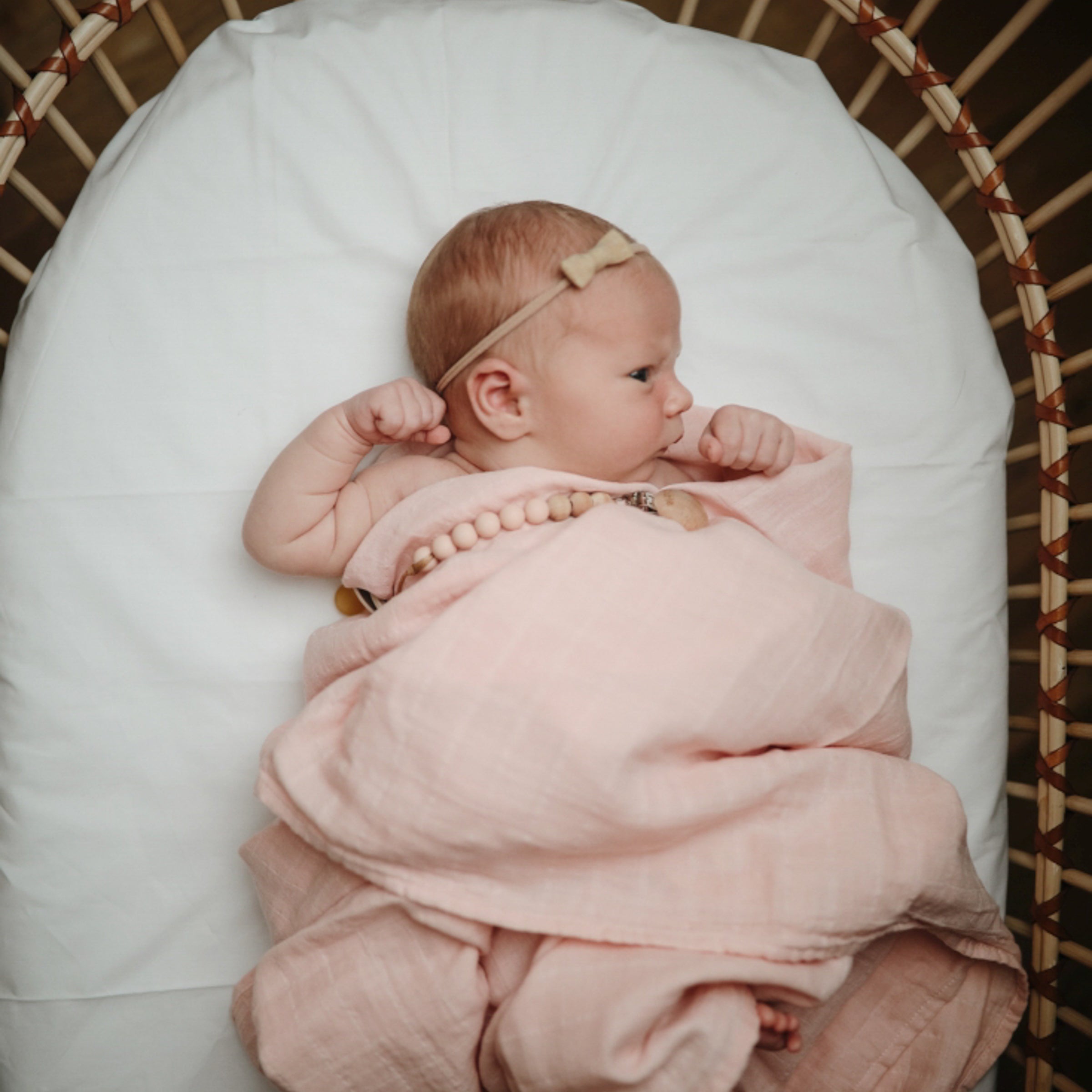 Cozy & Gentle Mushie Organic Cotton Muslin Swaddle Blanket for Your Little One