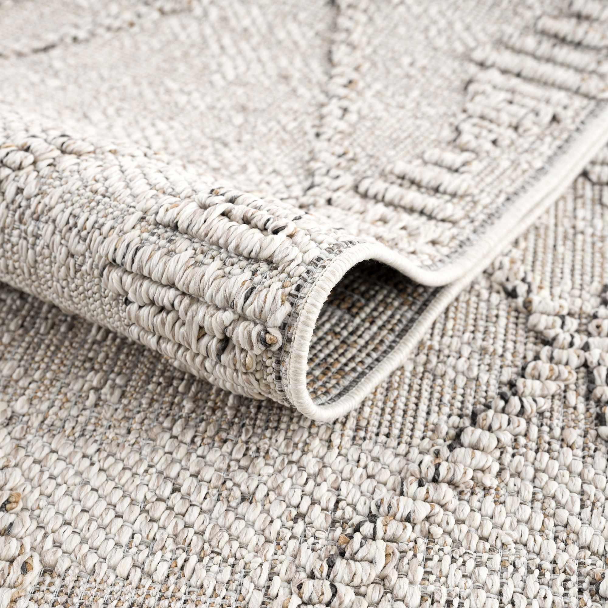 Hauteloom Nyla Bone Elegant Area Rug
