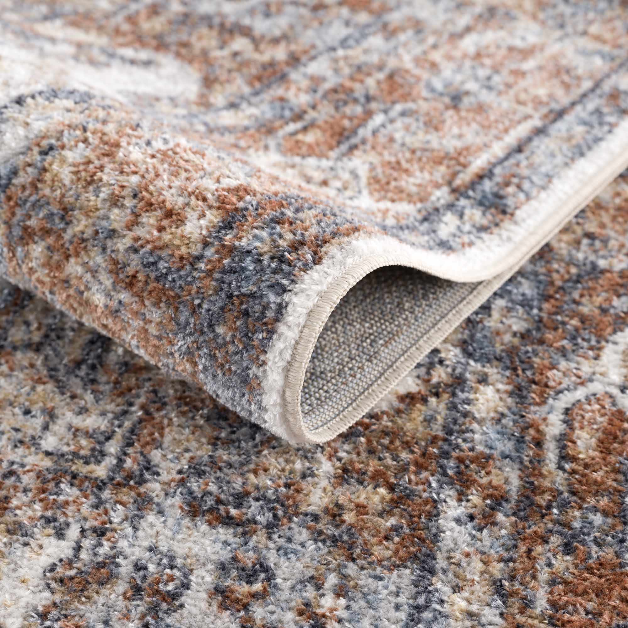 Hauteloom Rust Hera Washable Area Rug - Grab This Clearance Deal Now!