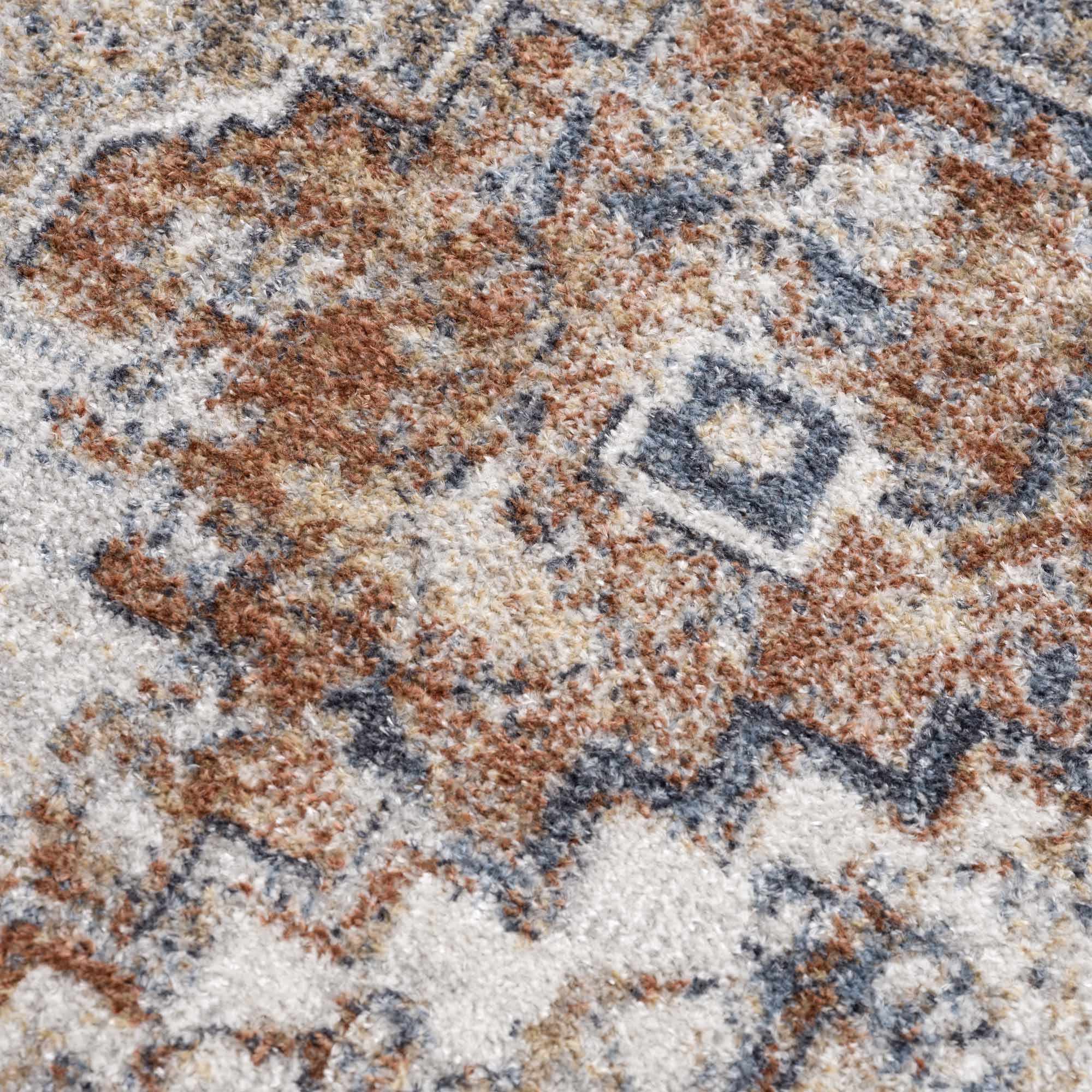 Hauteloom Rust Hera Washable Area Rug - Grab This Clearance Deal Now!