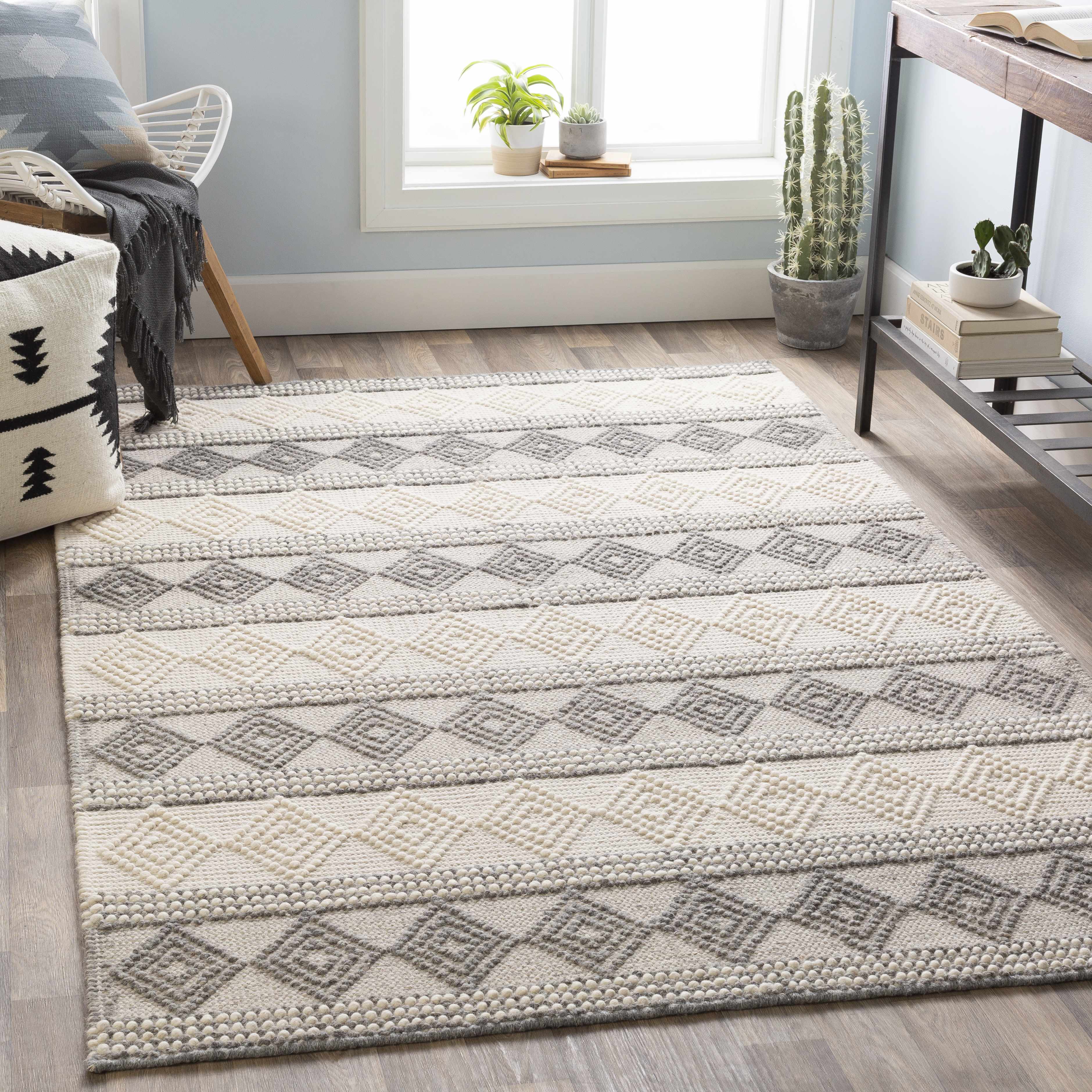 Hauteloom Mineola Wool Rug: Exquisite Bohemian Luxury